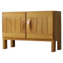 Maison Regain Sideboard aus massiver Ulme, Frankreich 1960er Jahre