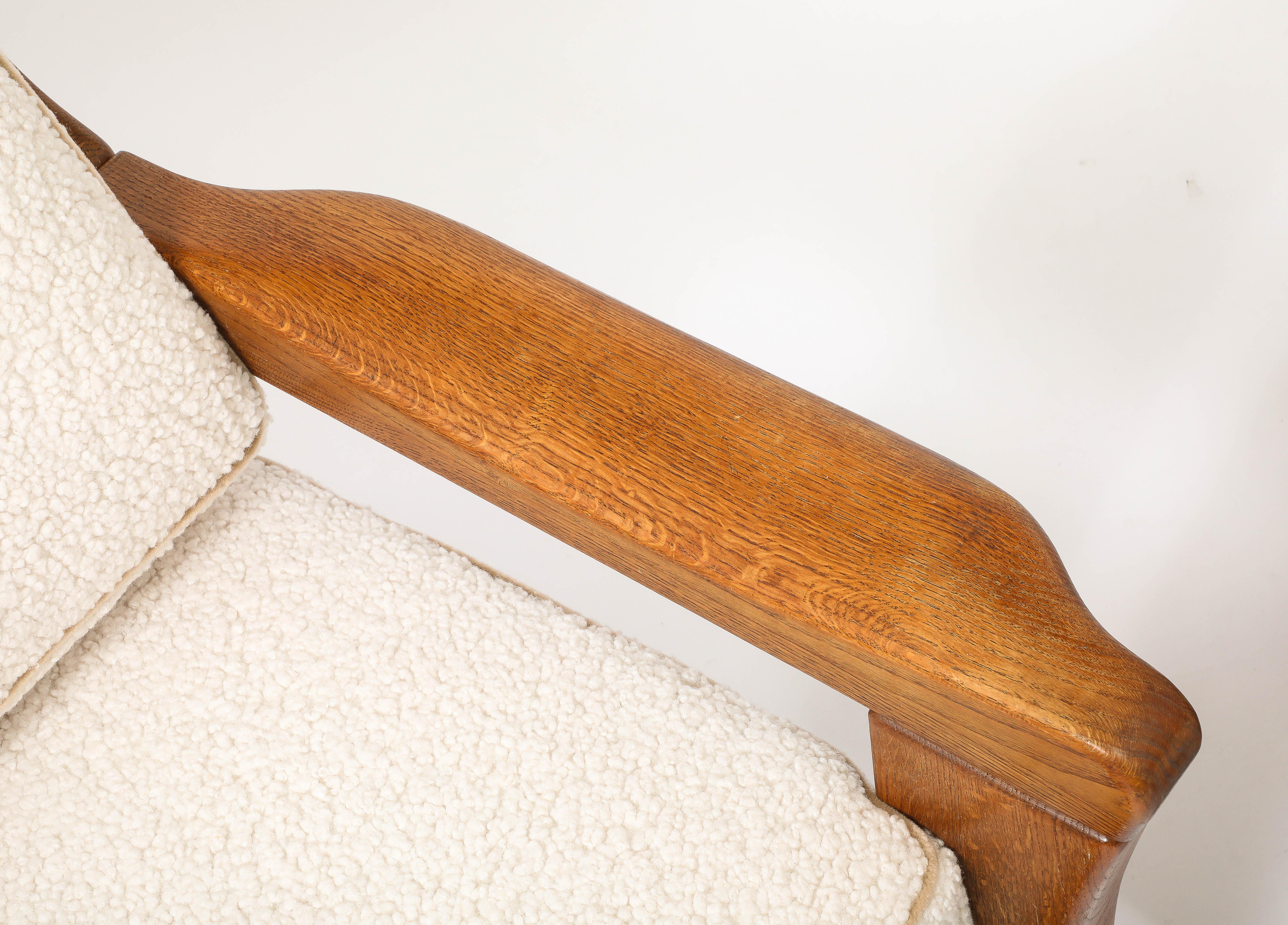 French Maison Regain Solid Elm Chairs, France 1950's For Sale