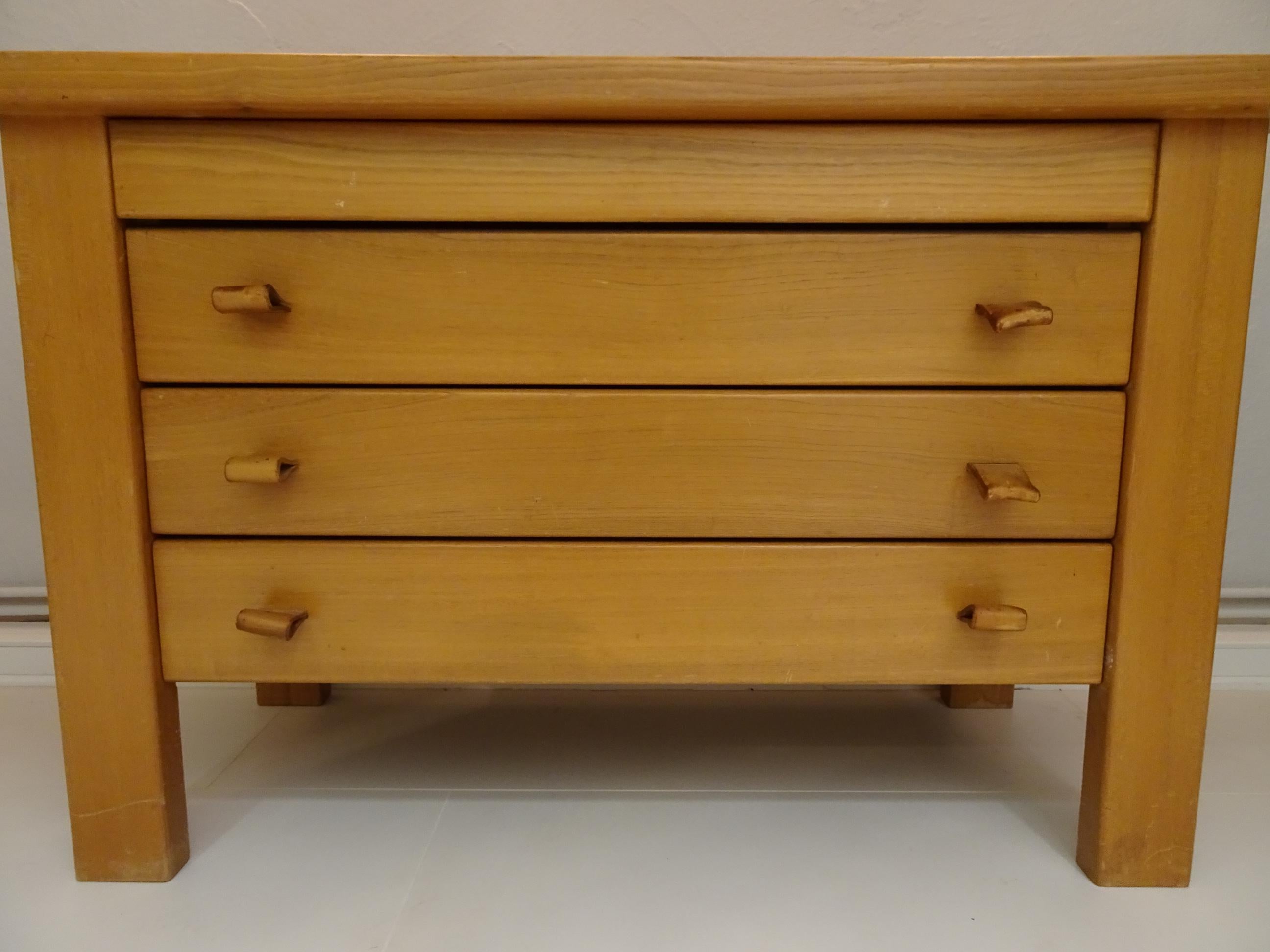 Maison Regain Solid Elm Chest of Drawers For Sale 5