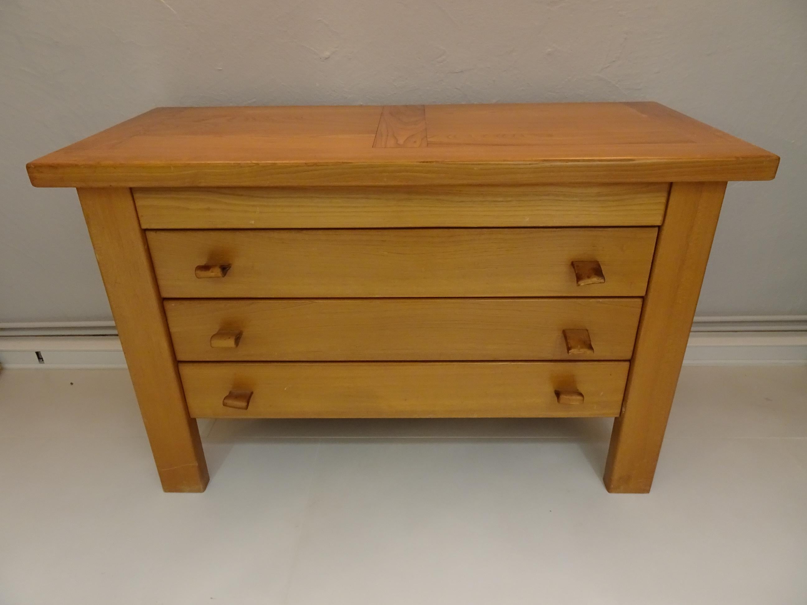 Maison Regain Solid Elm Chest of Drawers For Sale 7