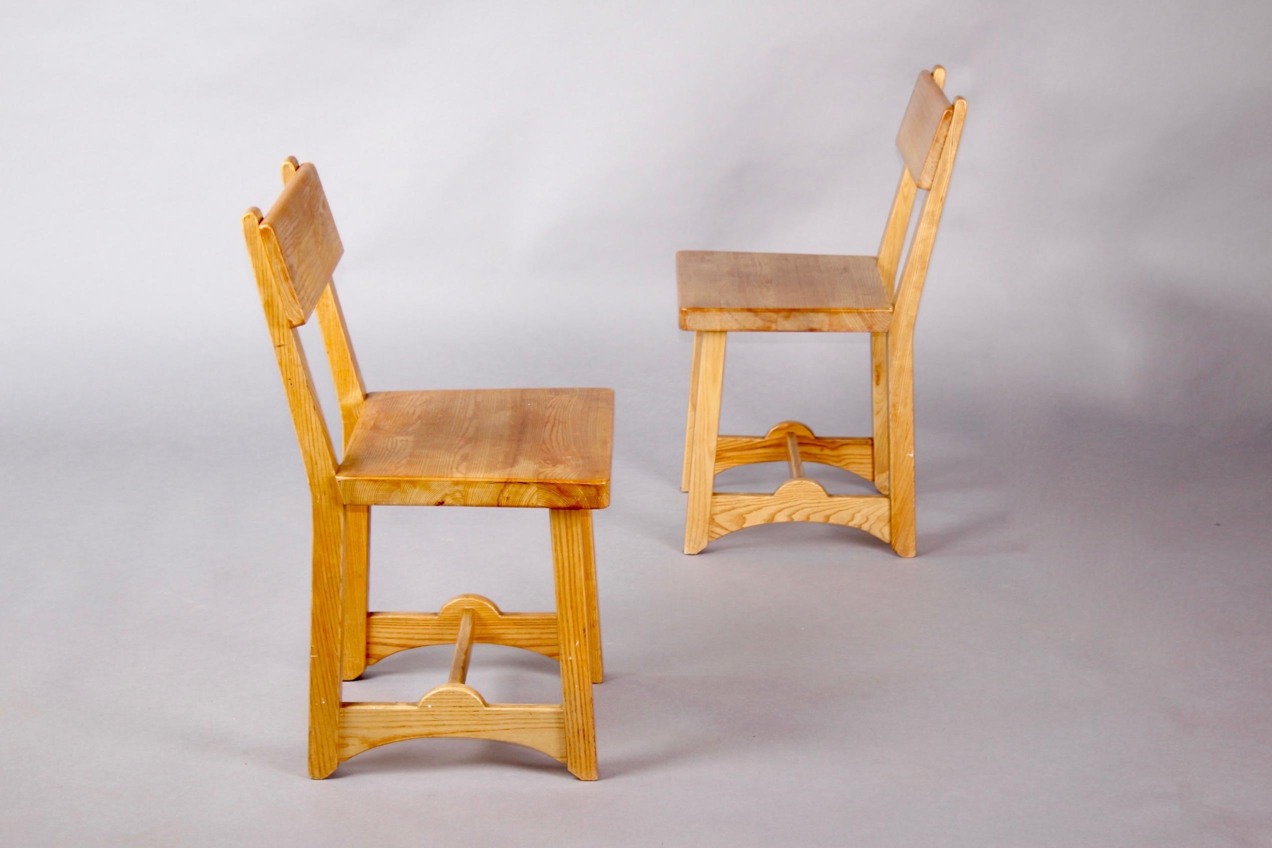 Maison Regain style set of 6 chairs In Good Condition In grand Lancy, CH