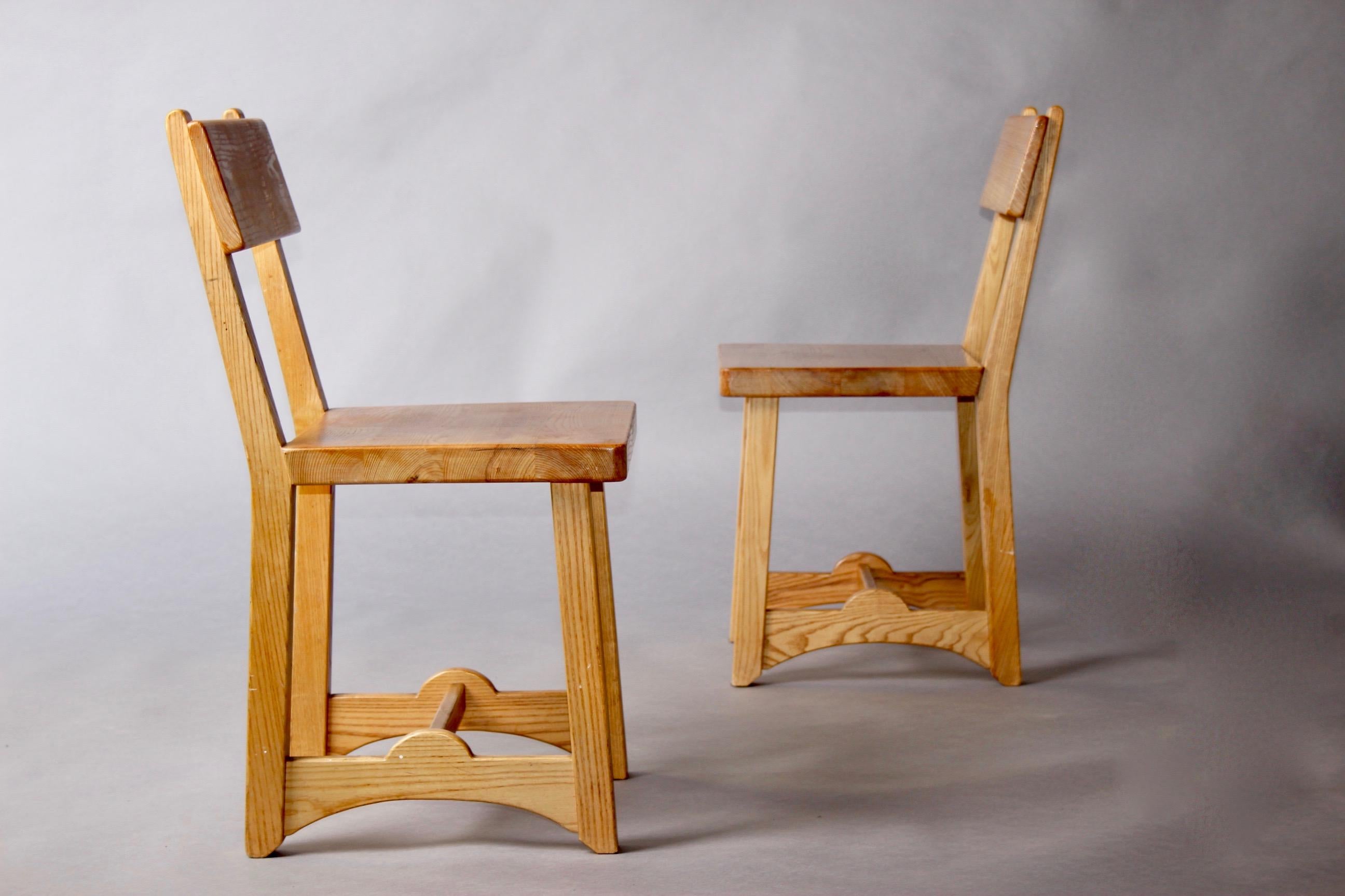 Wood Maison Regain style set of 6 chairs