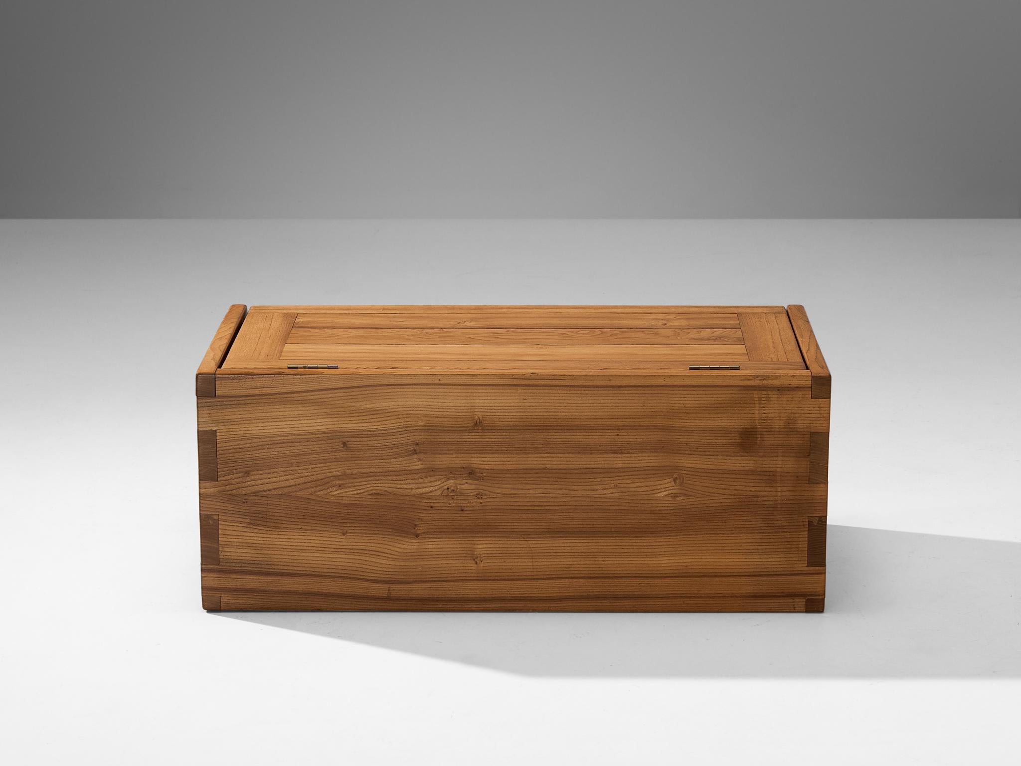 Maison Regain Trunk or Side Table in Solid Elm 2