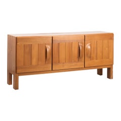 Maison Regain Wooden Sideboard, France, 1970s