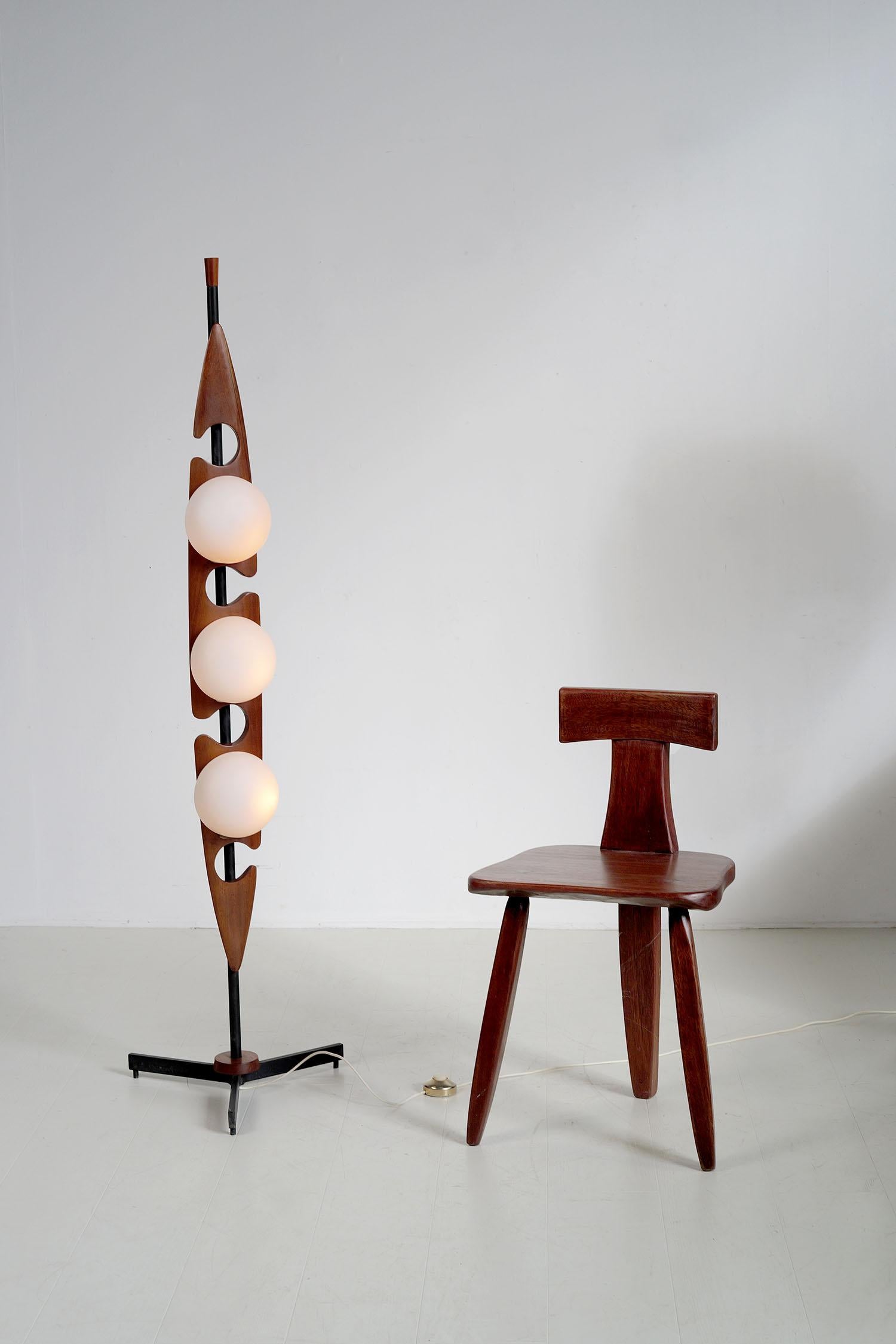 Maison Rispal, lampadaire Totem, France 1960 6