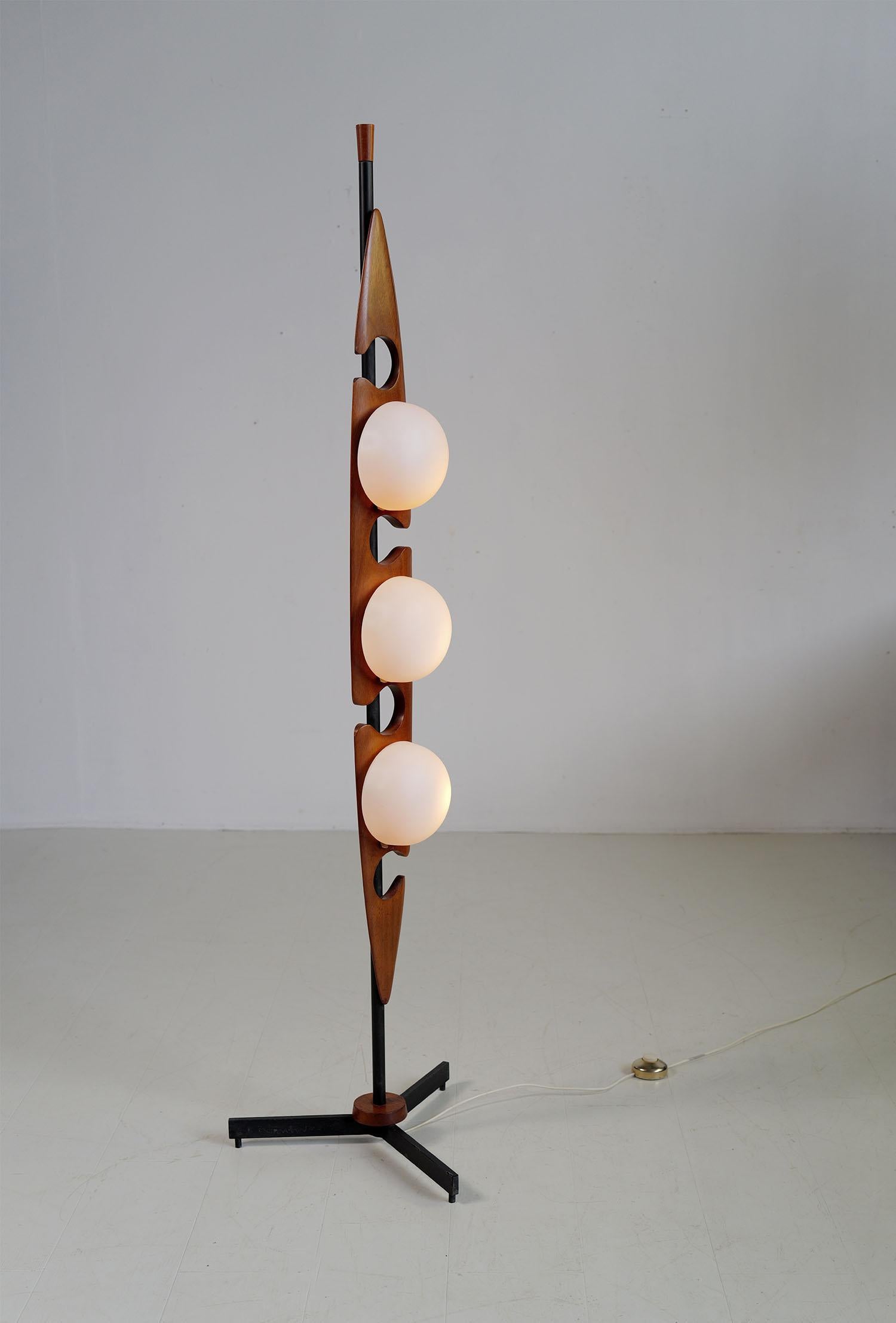 Maison Rispal, lampadaire Totem, France 1960 2