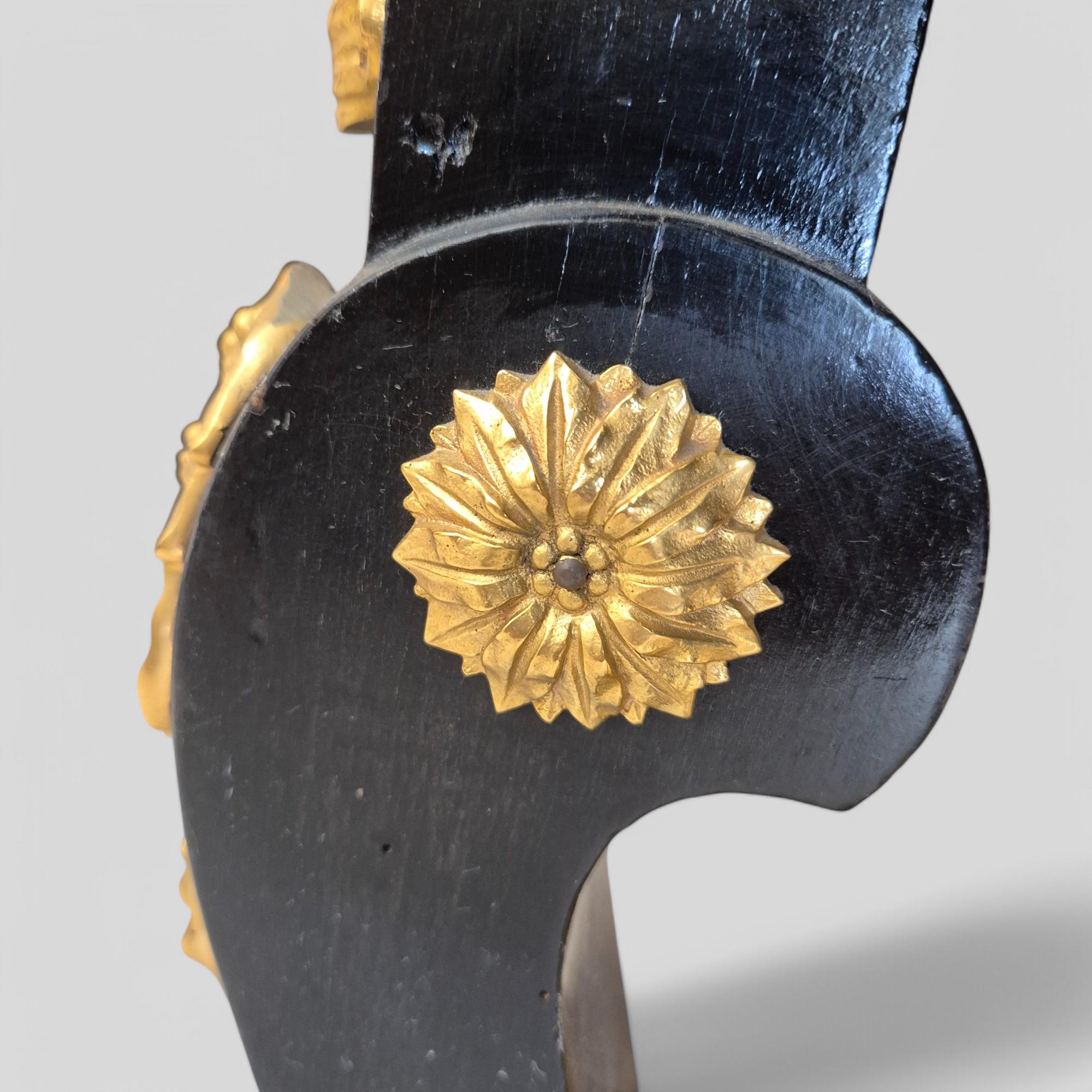 Maison ROMÉO Champagnerkühler, Holz und vergoldete Bronze, um 1970 im Angebot 4