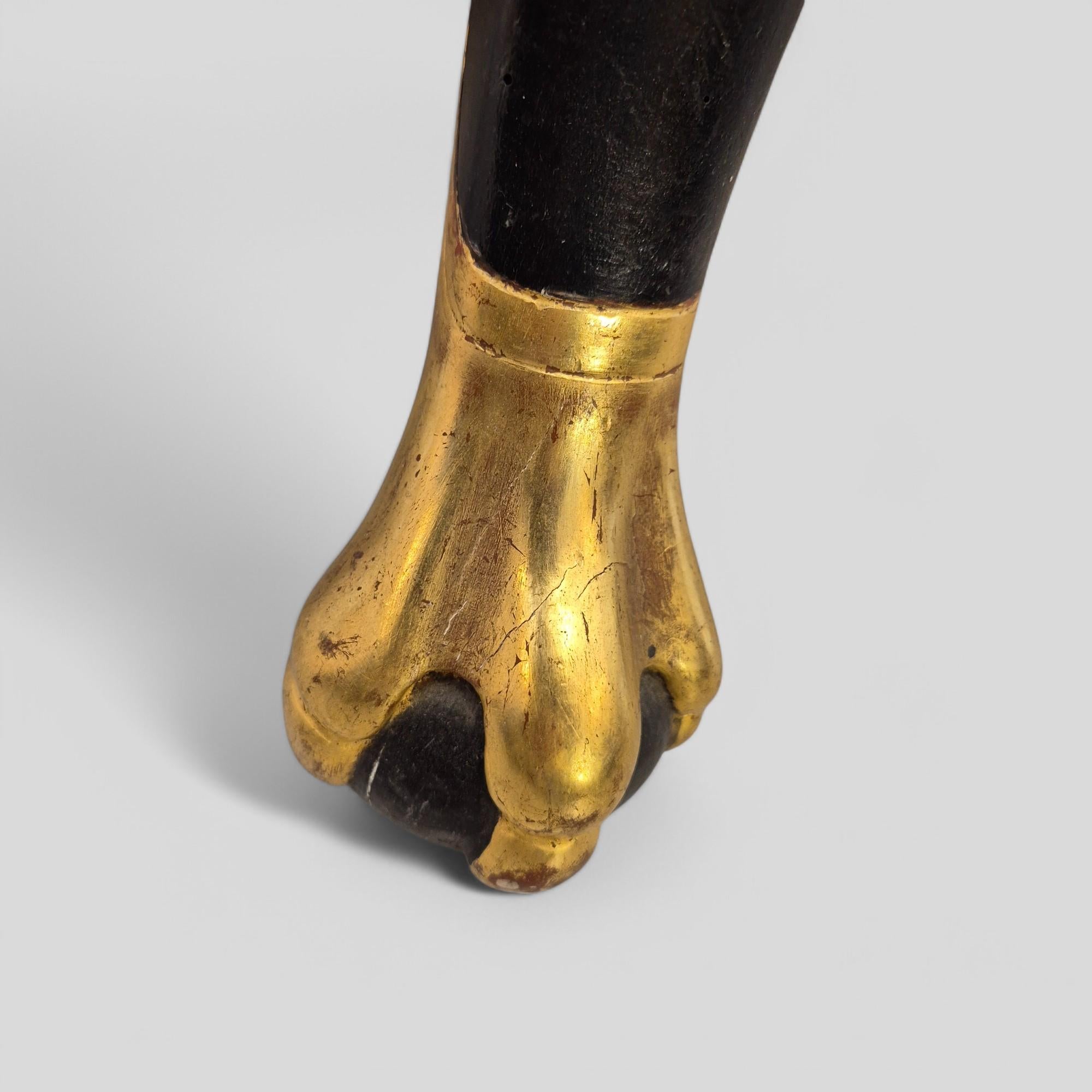 Maison ROMÉO Champagnerkühler, Holz und vergoldete Bronze, um 1970 im Angebot 8