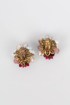 Maison Rousselet Golden Metal Earrings