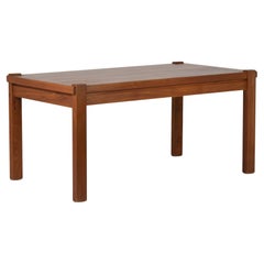 Maison Seltz, Table in Blond Solid Elm, 1960s