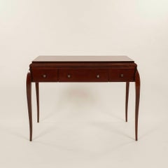 Maison Soubrier French Art Deco Mahogany Desk