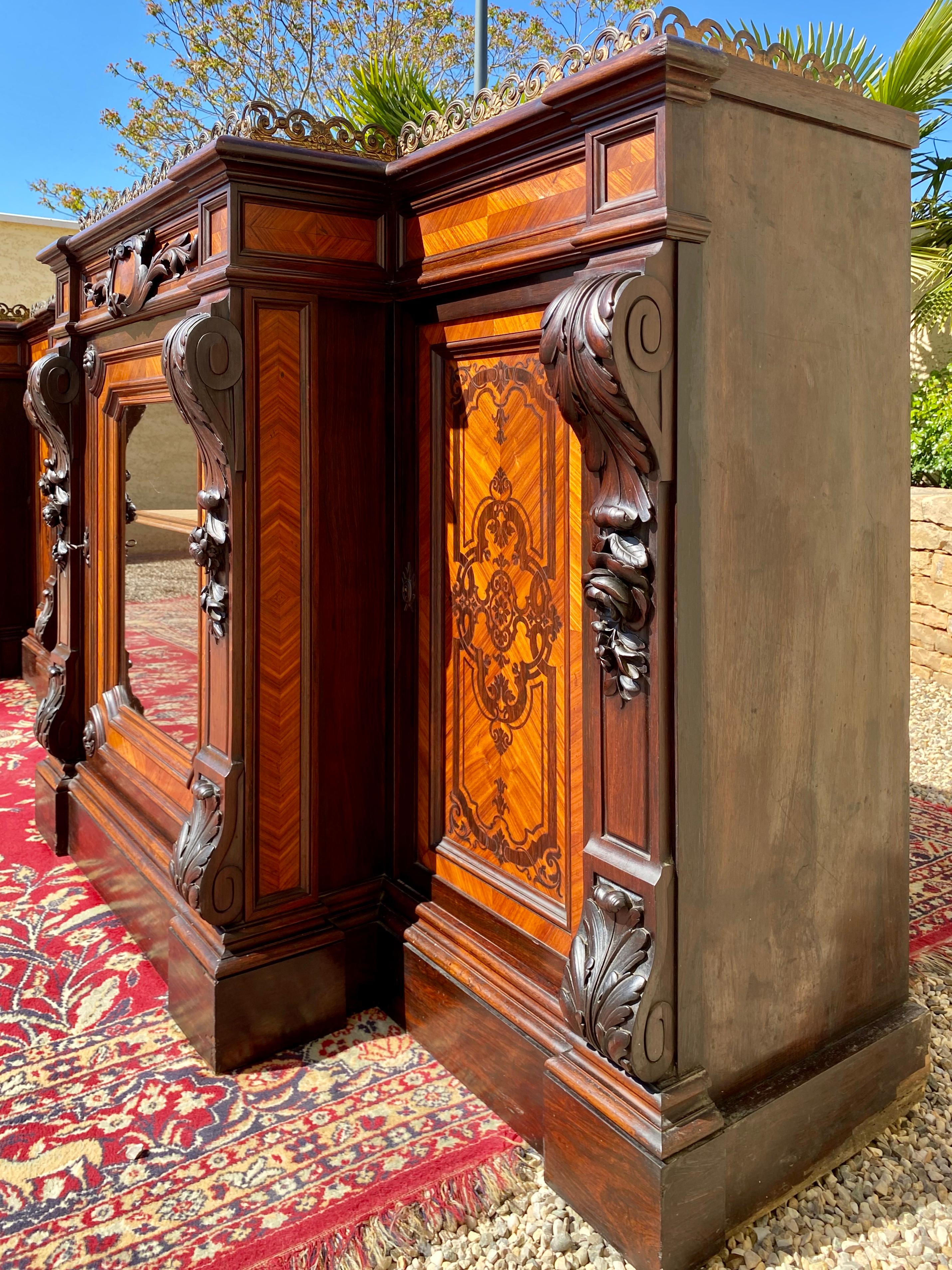 Maison Thuillier Paris, Paire de jardinières/Vitrines Période Napoléon III, XIXe siècle en vente 7