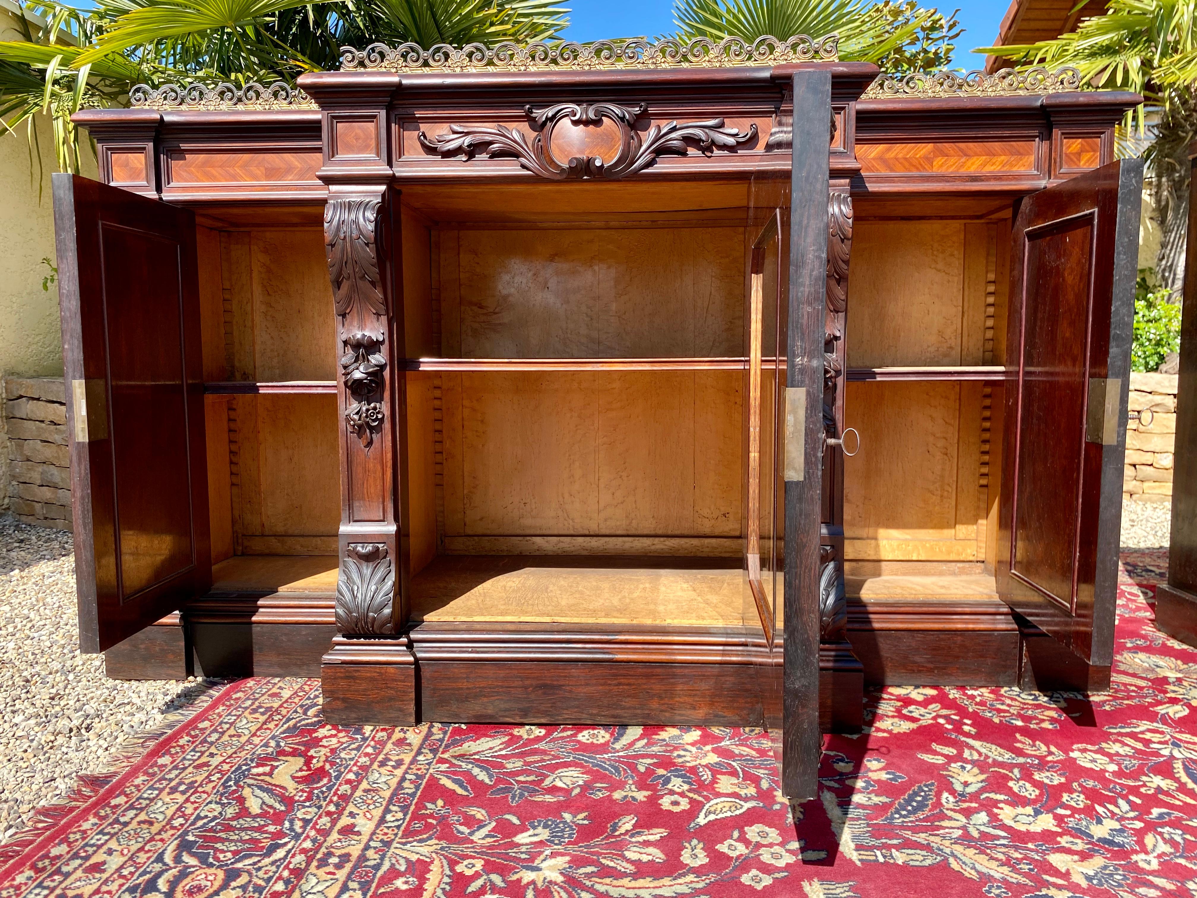 Maison Thuillier Paris, Paire de jardinières/Vitrines Période Napoléon III, XIXe siècle en vente 12