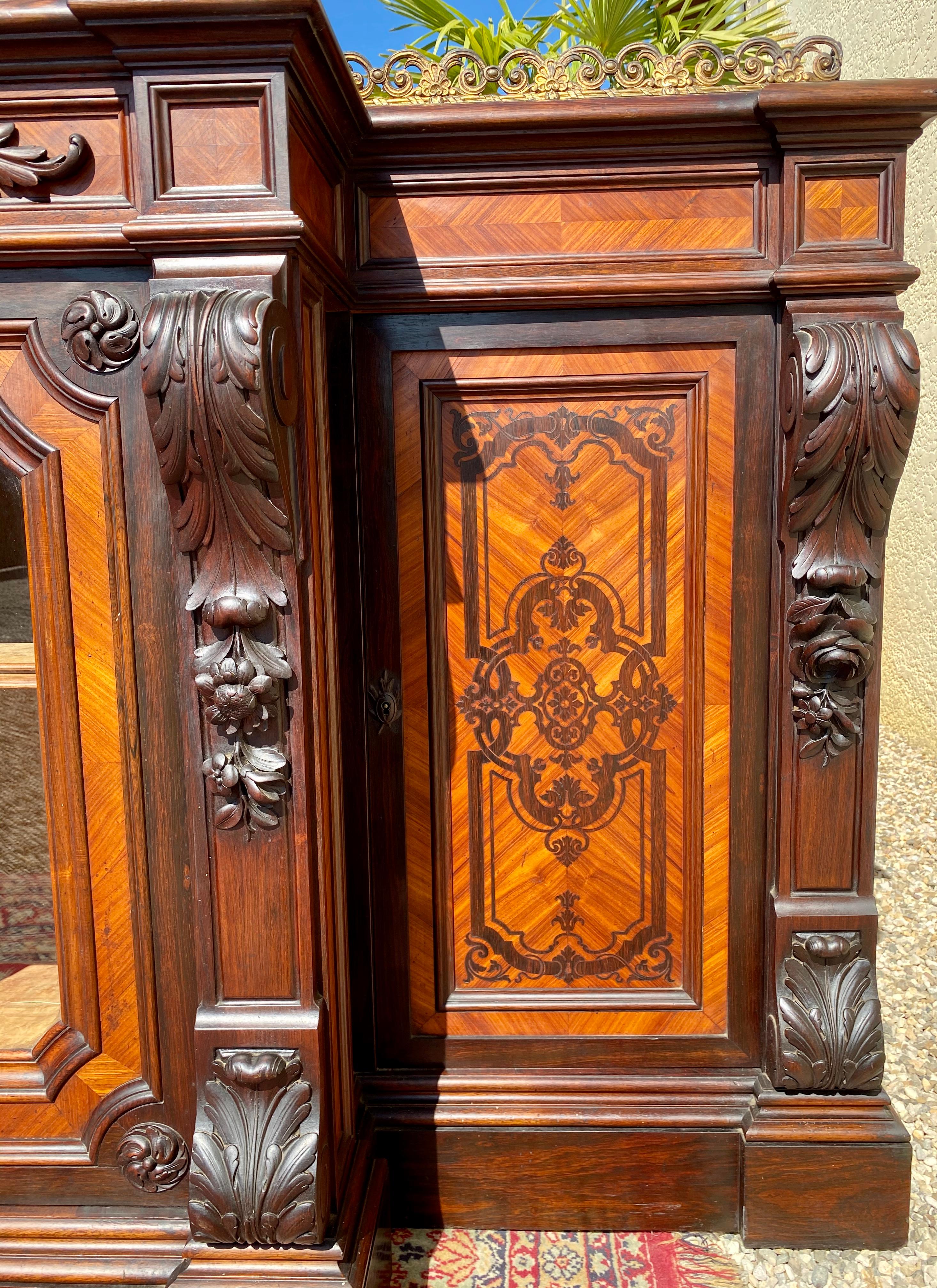 Effet bronze Maison Thuillier Paris, Paire de jardinières/Vitrines Période Napoléon III, XIXe siècle en vente