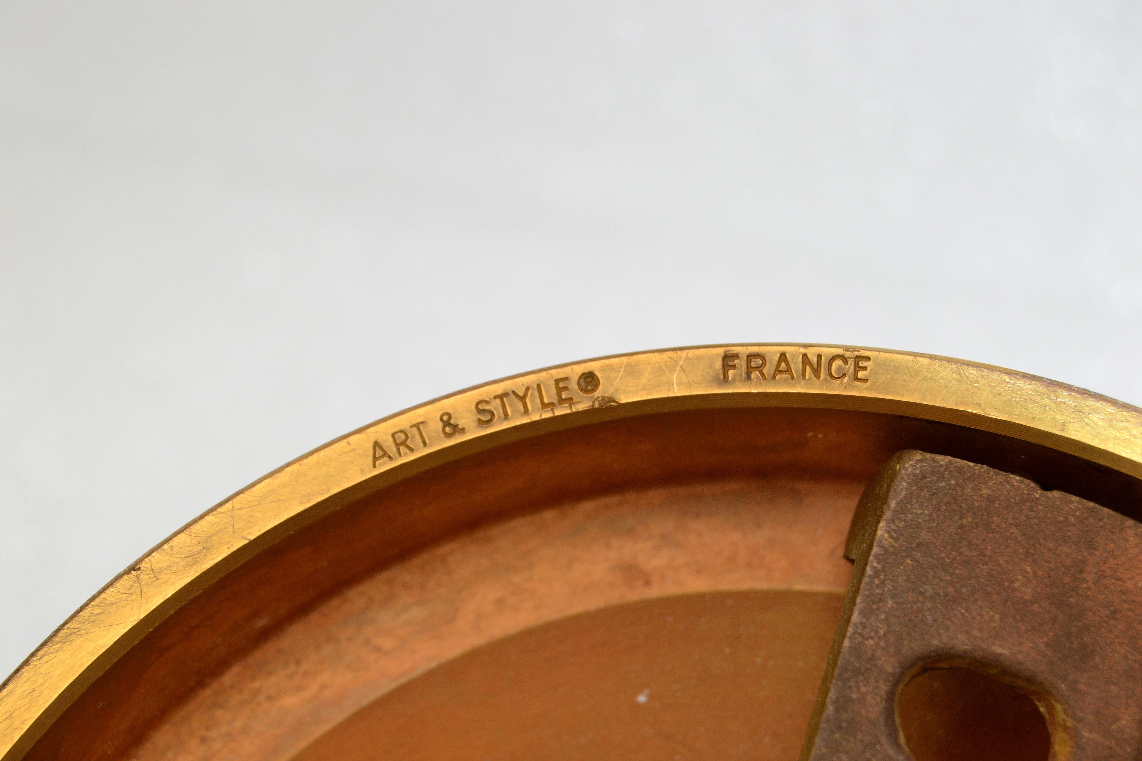 Maison Tisserand France Bronze Retractable Sconces, Wall Lamps Pair 8
