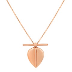 Maison Tjoeng Lazarus Polished 18k Gold Pendant and Chain