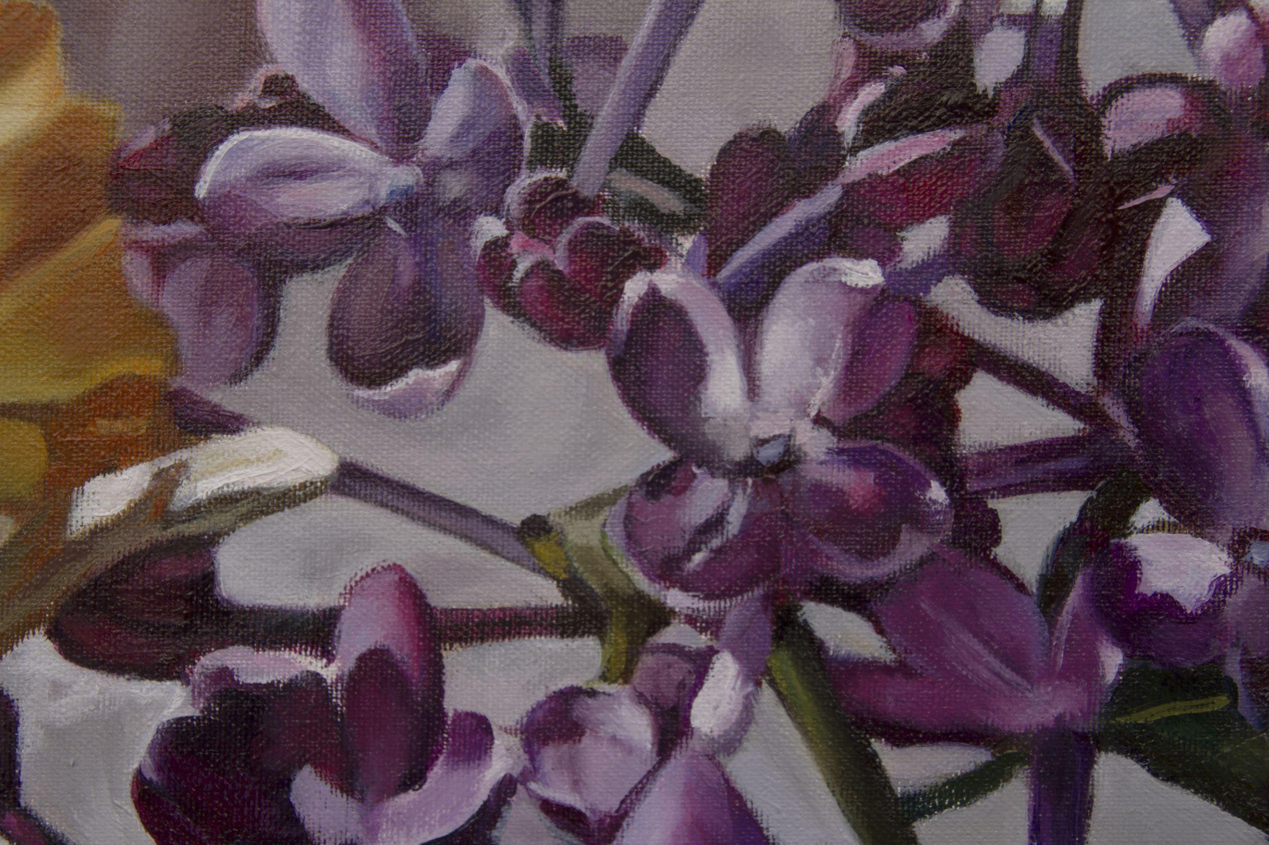 WayneÂ's Garten, Gemälde, Öl auf MDF-Platte (Realismus), Painting, von Maite Backman