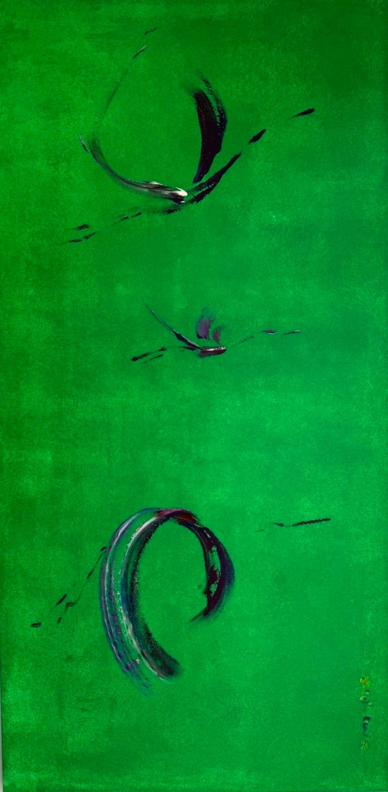 Abstract Painting di Maite Boschmonar - Batir del tiempo
