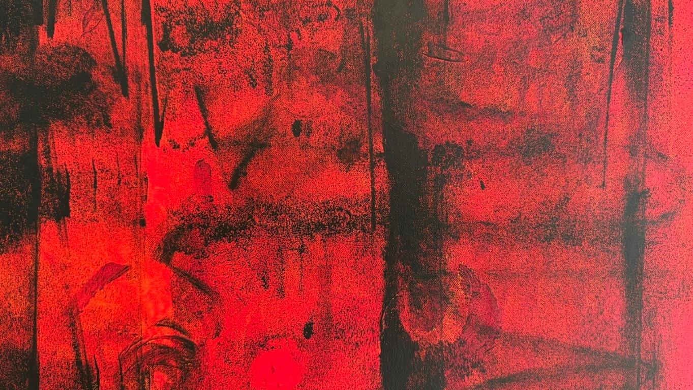 Feuerzobel (Abstrakt), Painting, von Maite Boschmonar