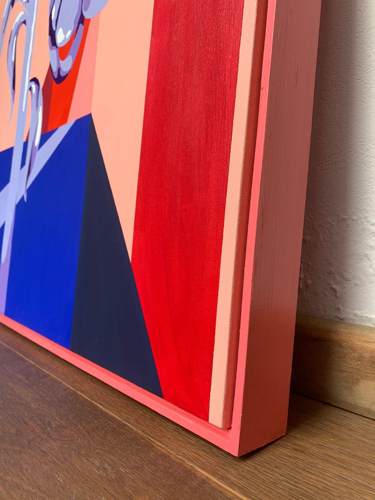 Fiori artificiali, Arte contemporanea, Pittura astratta, 21° secolo in vendita 3