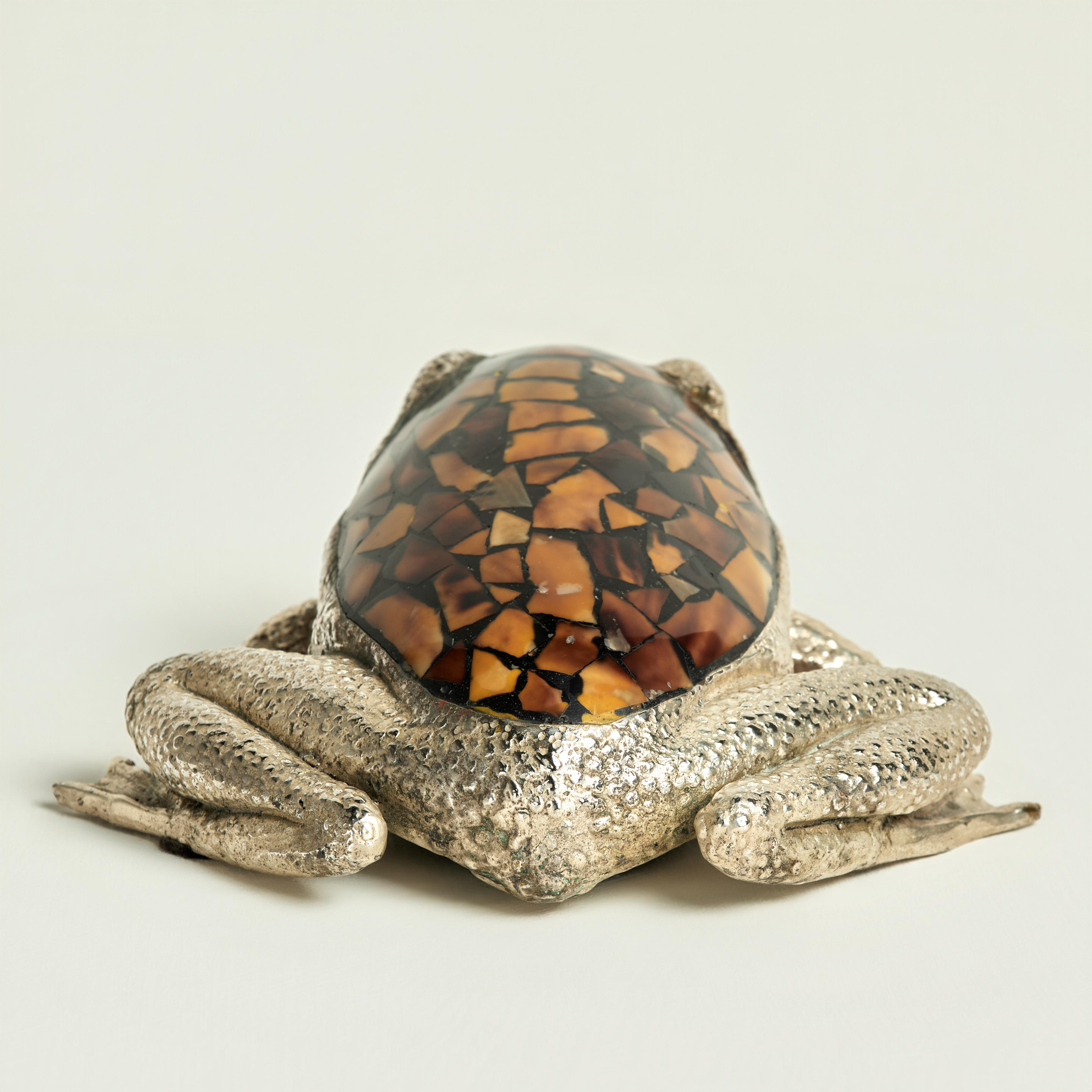 Rana d'argento e tartaruga vintage di Maitland Smith in vendita 2