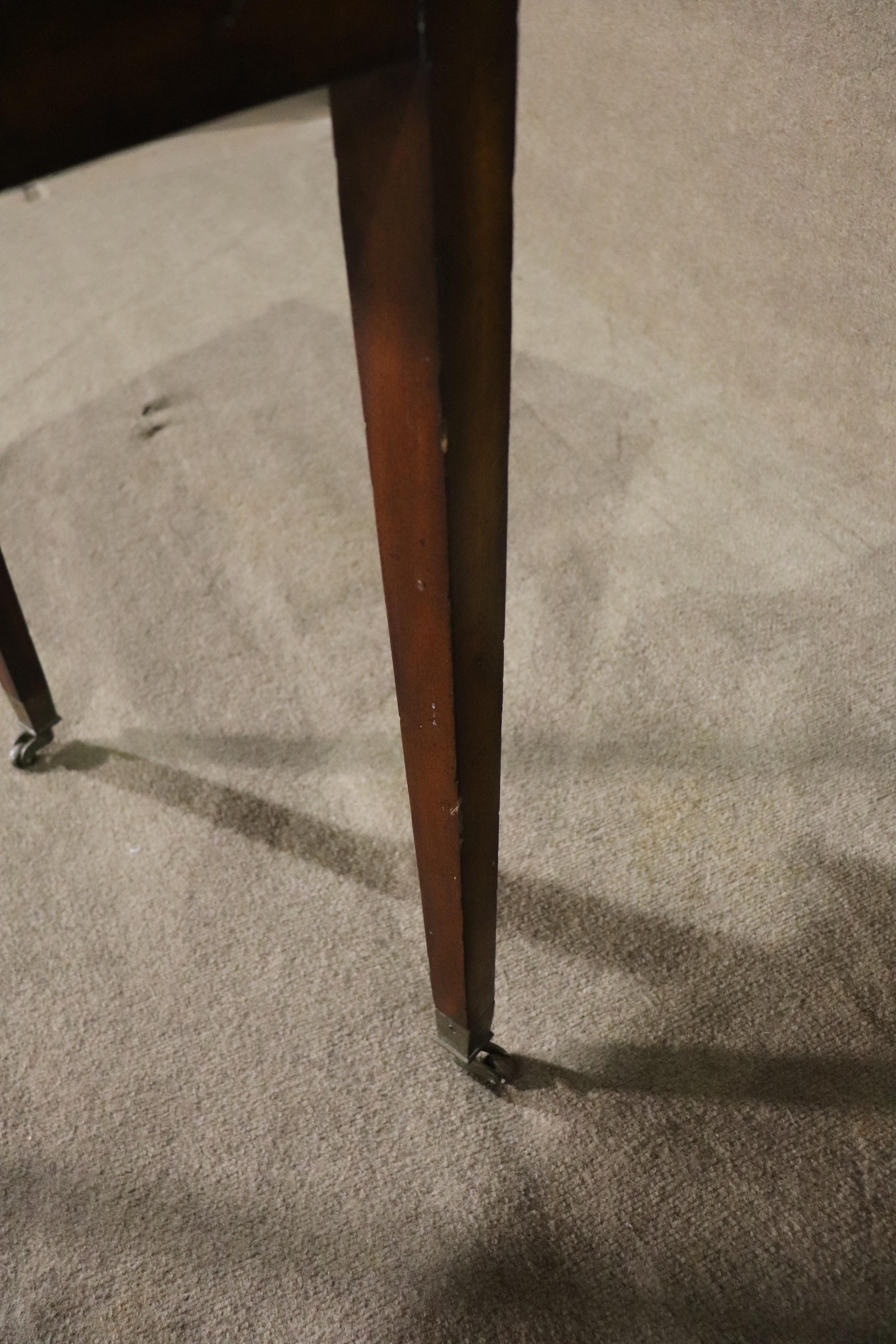 Maitland Smith Antique Expanding End Table For Sale 4