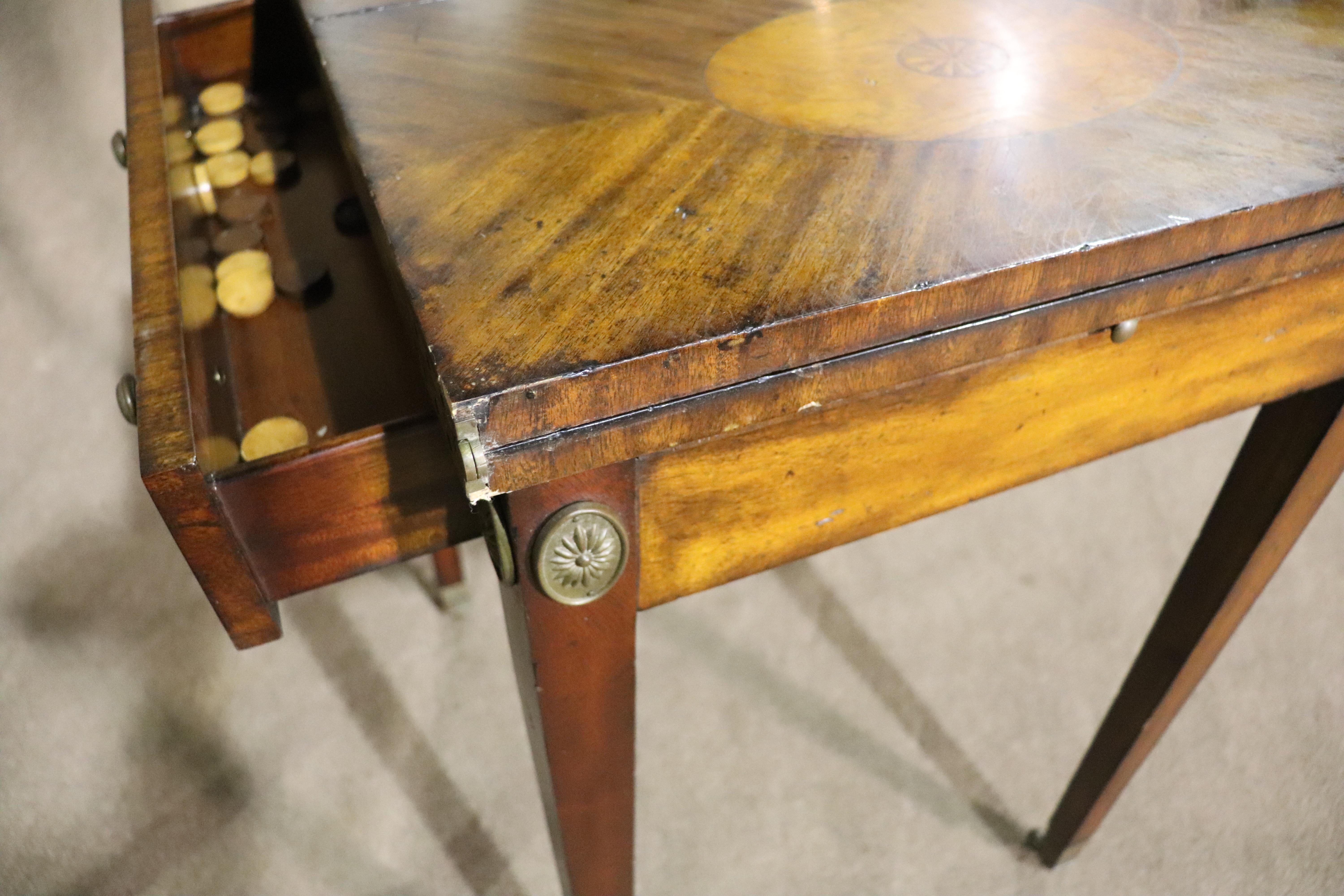 Maitland Smith Antique Expanding End Table For Sale 5