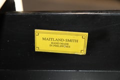 Maitland Smith Art Deco Style Metal Faux Shagreen Coffee Table