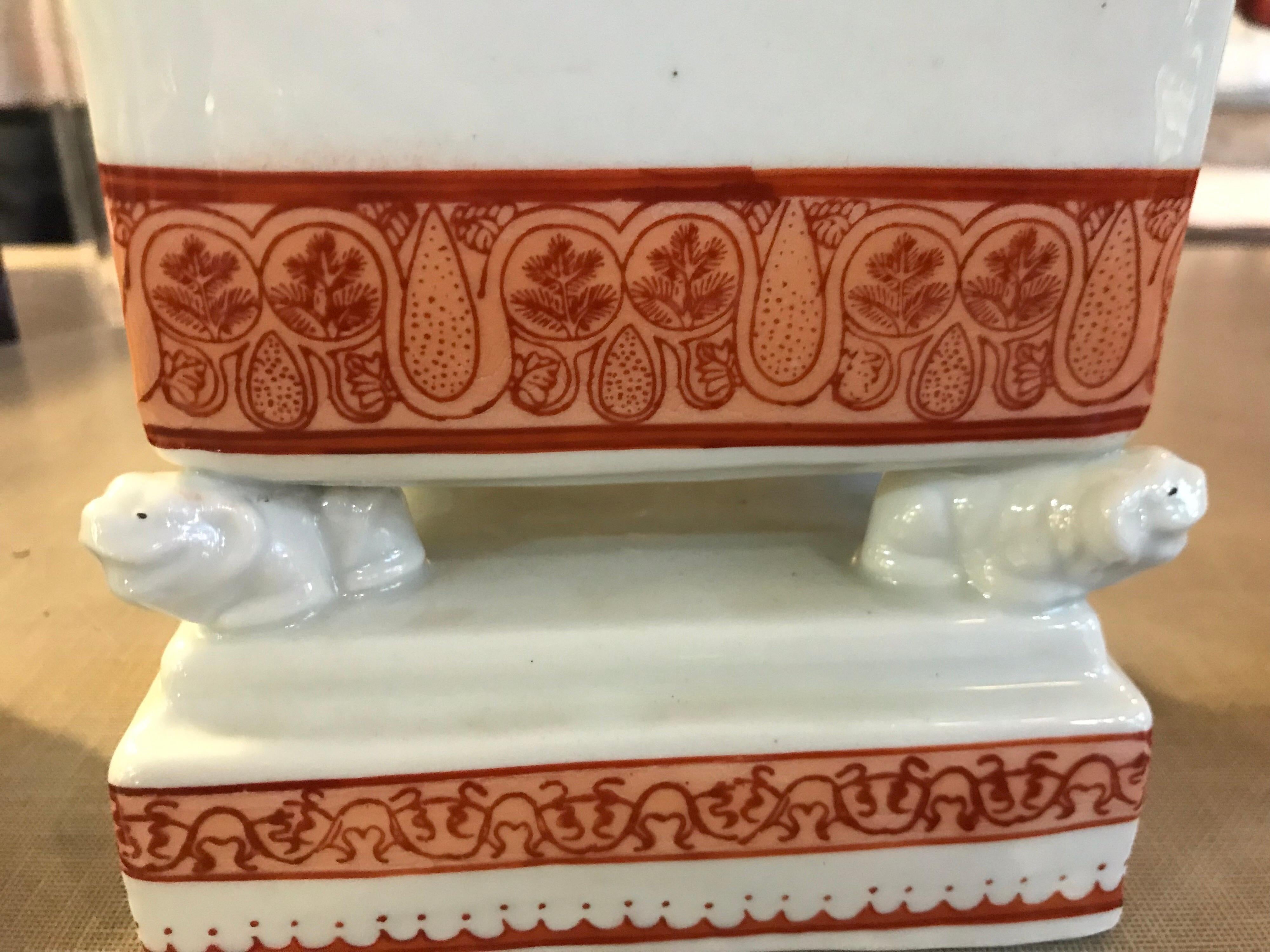 Maitland Smith Asian Style Porcelain Vases 1