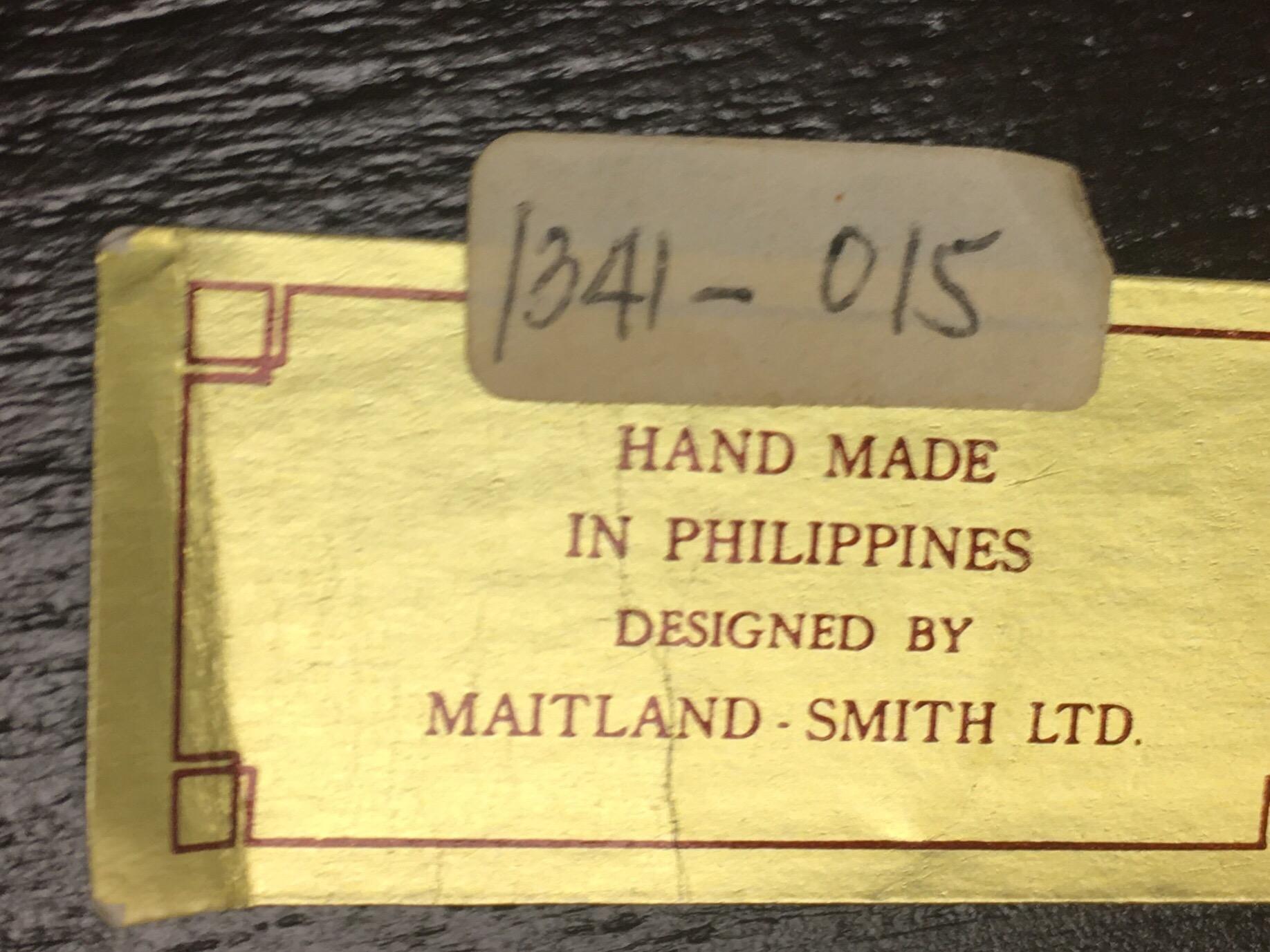 Maitland-Smith Bamboo and Leather Large Magazine Rack Newspaper Holder 2