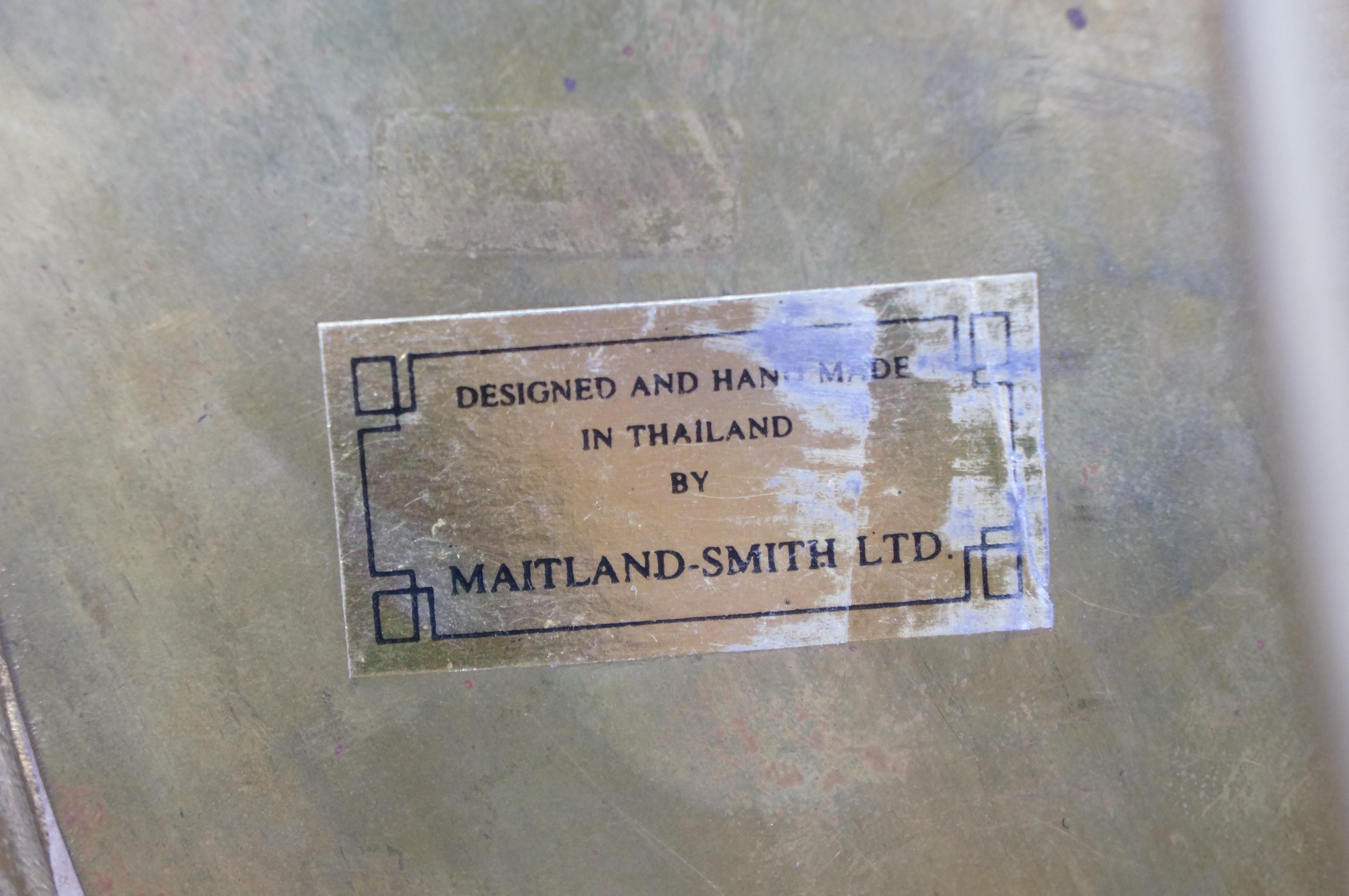 Maitland-Smith Baroque Handmade Antiqued Brass Desktop Photo Picture Frame 10