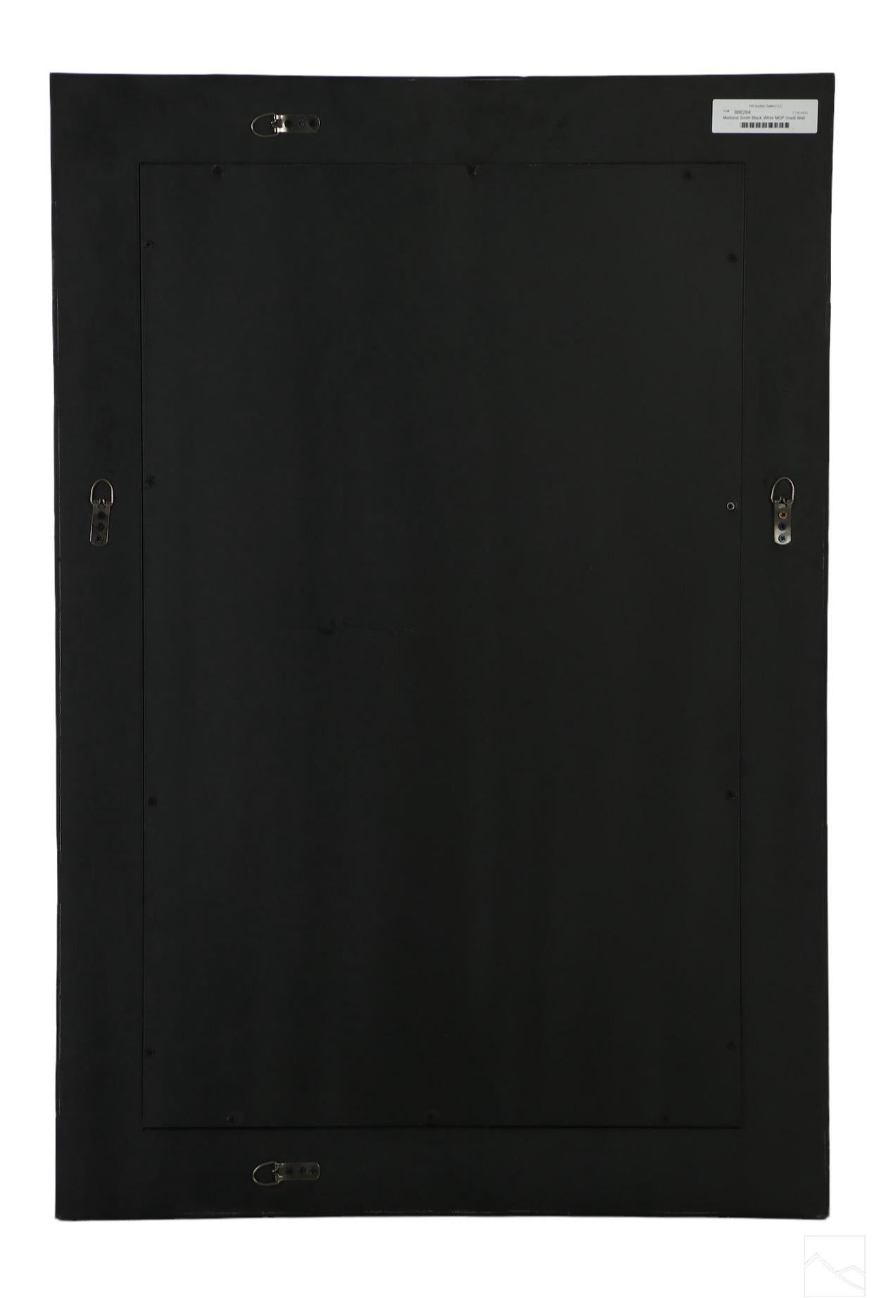 Philippin Miroir mural tessellé noir et blanc de Maitland Smith en vente