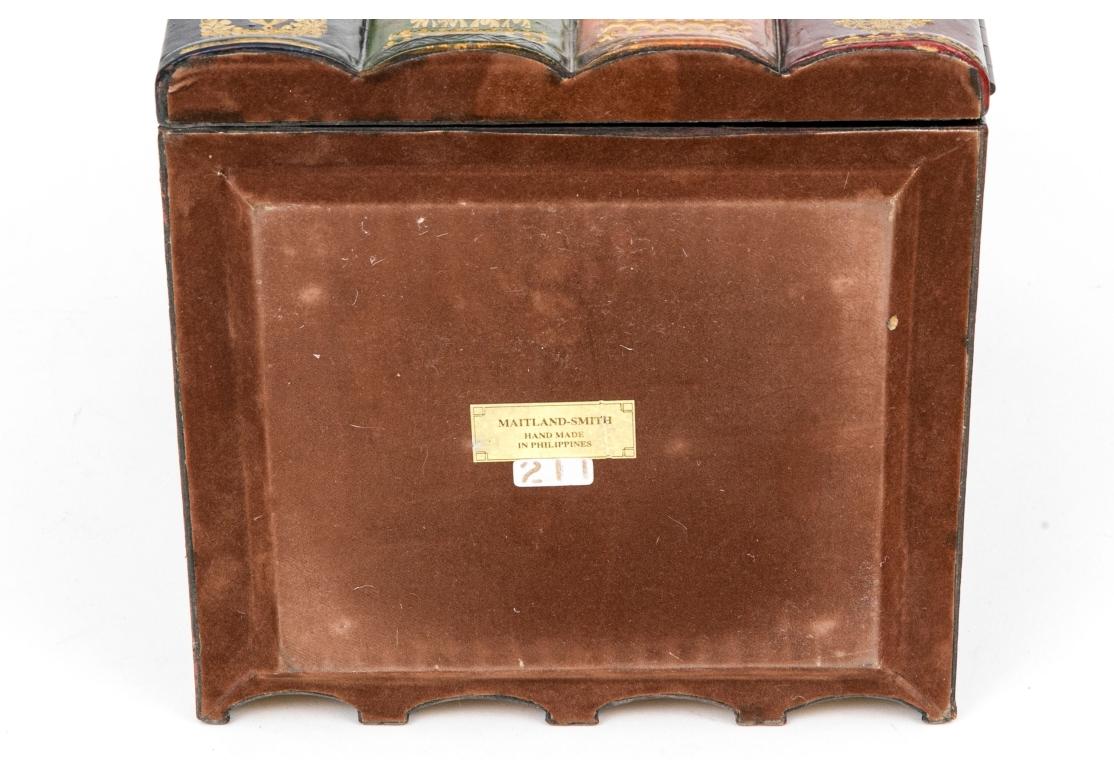 Philippine Maitland Smith Book Form Storage Box For Sale
