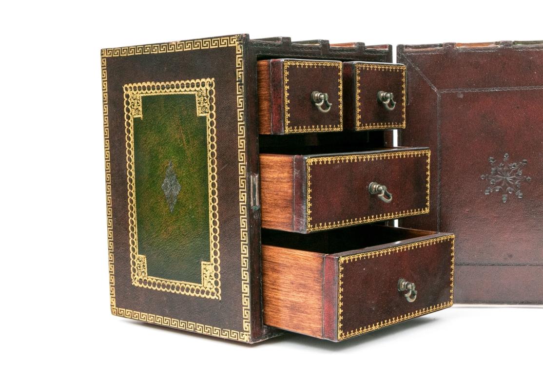 Gilt Maitland Smith Book Form Storage Box For Sale