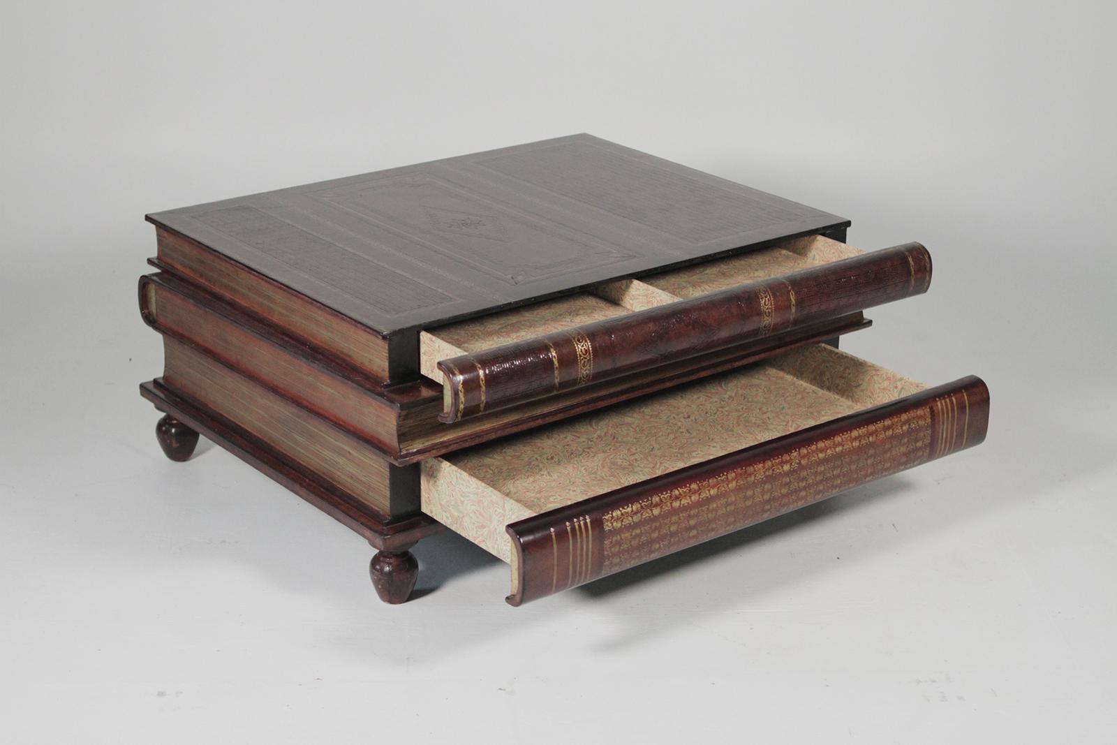 book shaped coffee table
