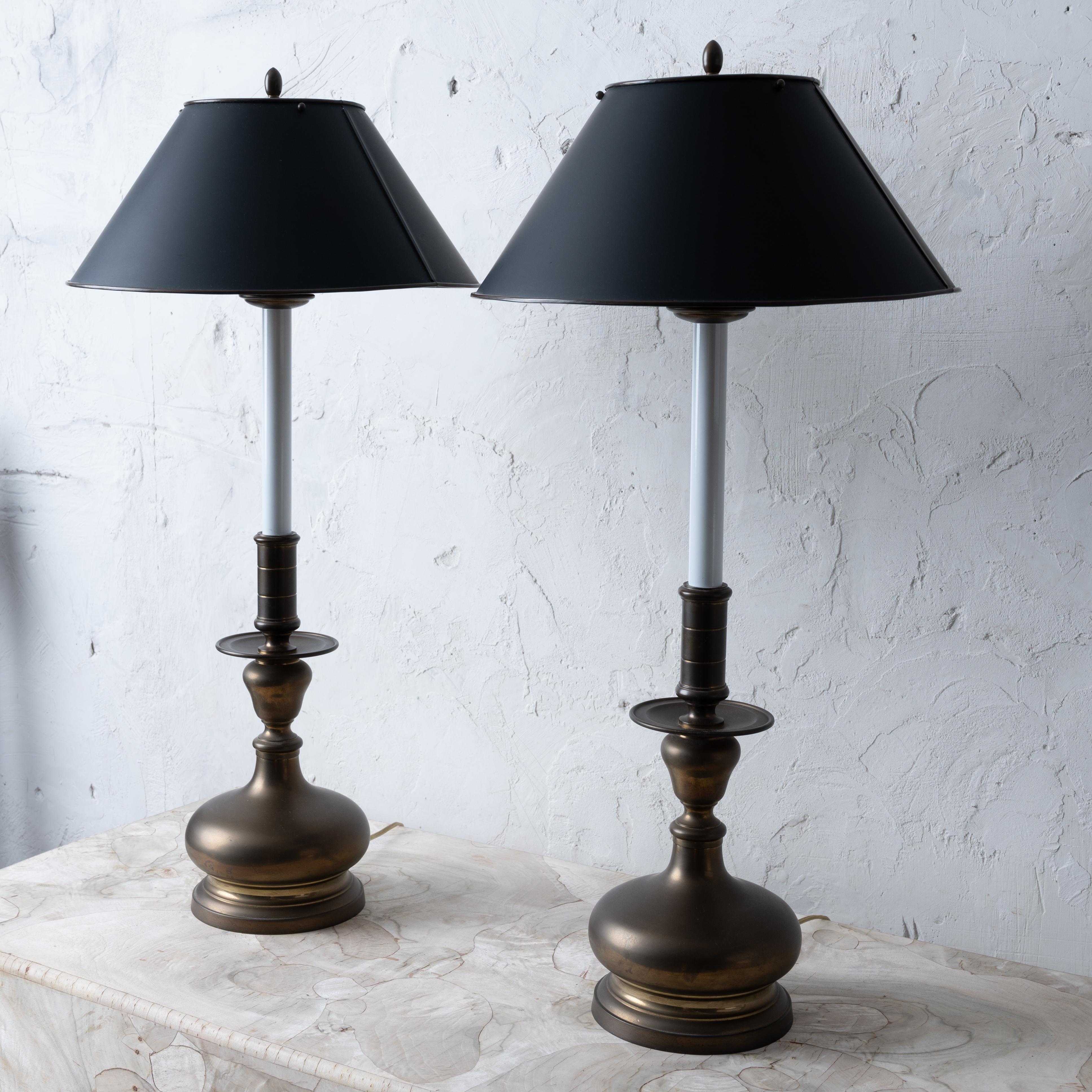 Other Maitland-Smith Brass Table Lamps - A Pair