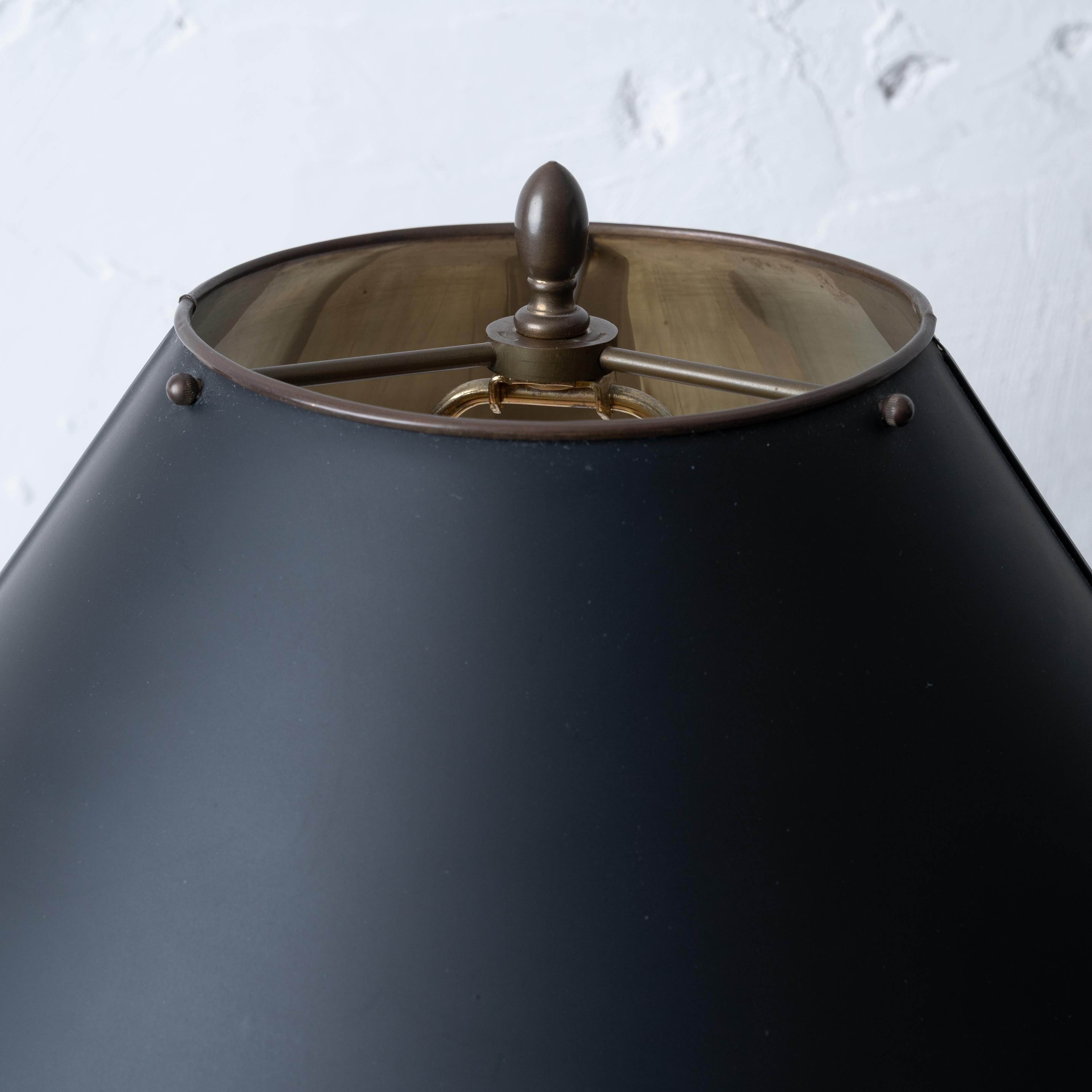 20th Century Maitland-Smith Brass Table Lamps - A Pair