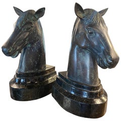 Maitland-Smith Bronze Horse Form Bookends