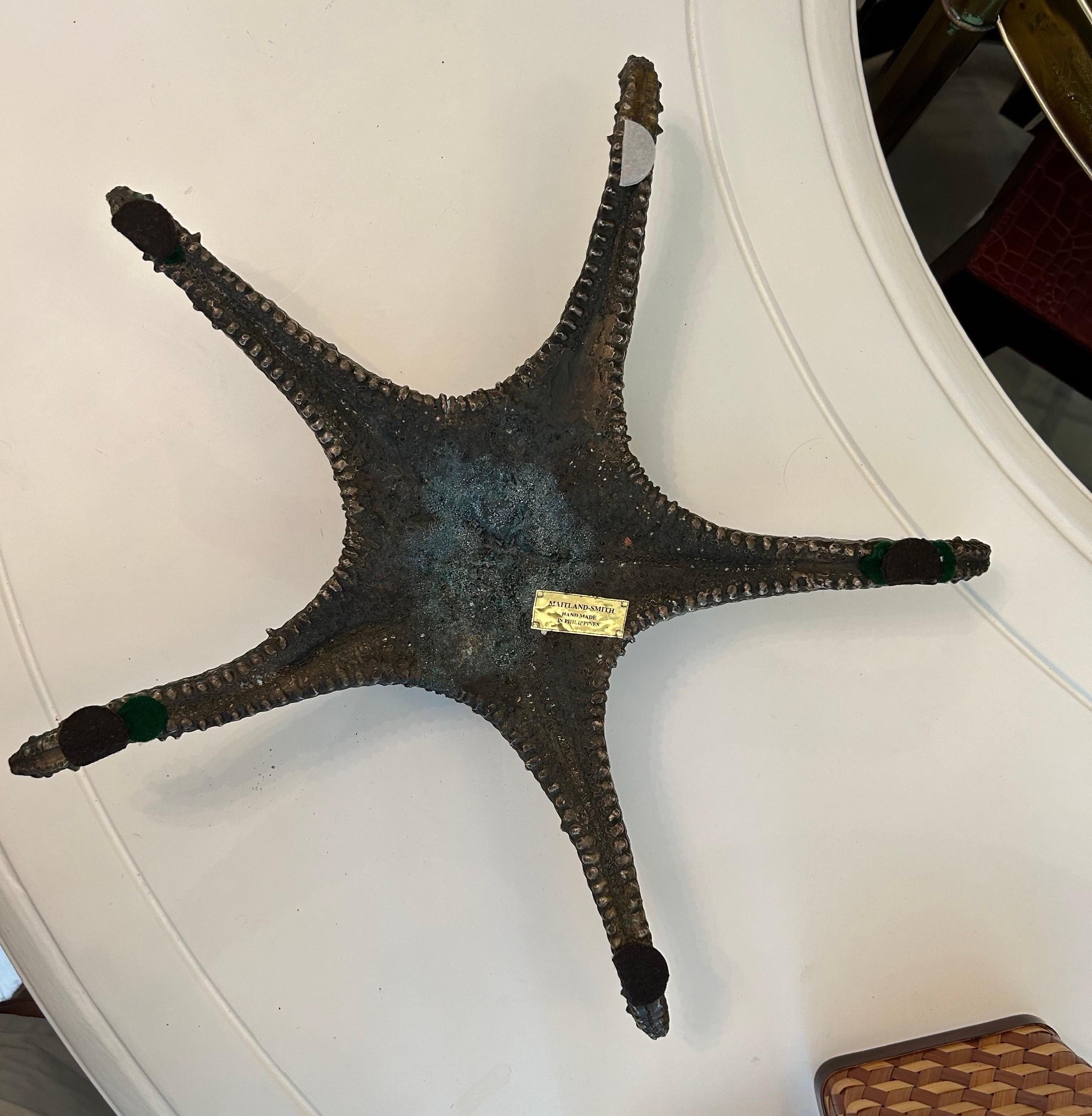 Cast Maitland Smith bronze starfish
