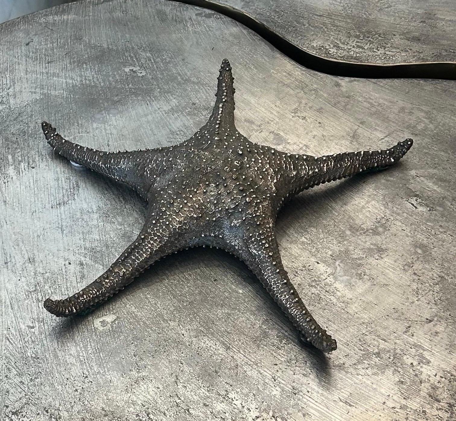 Silver Maitland Smith bronze starfish