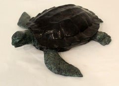 Maitland Smith Bronze Turtle Sculpture