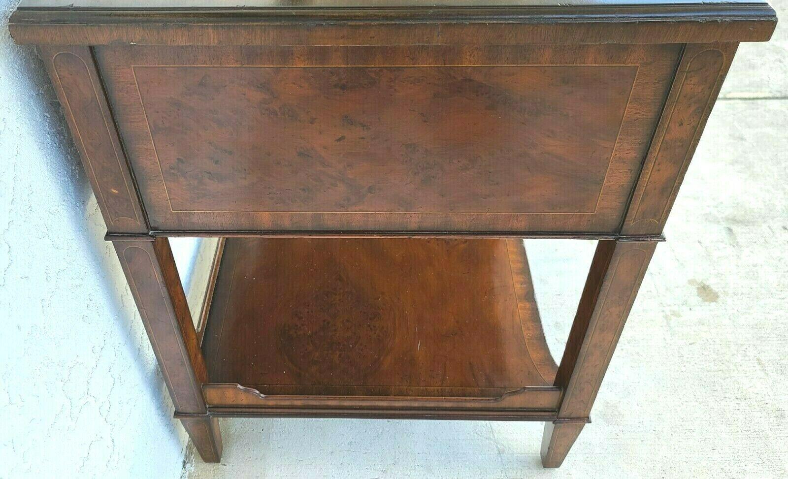 Late 20th Century Maitland Smith Burl Side End Occasional Table