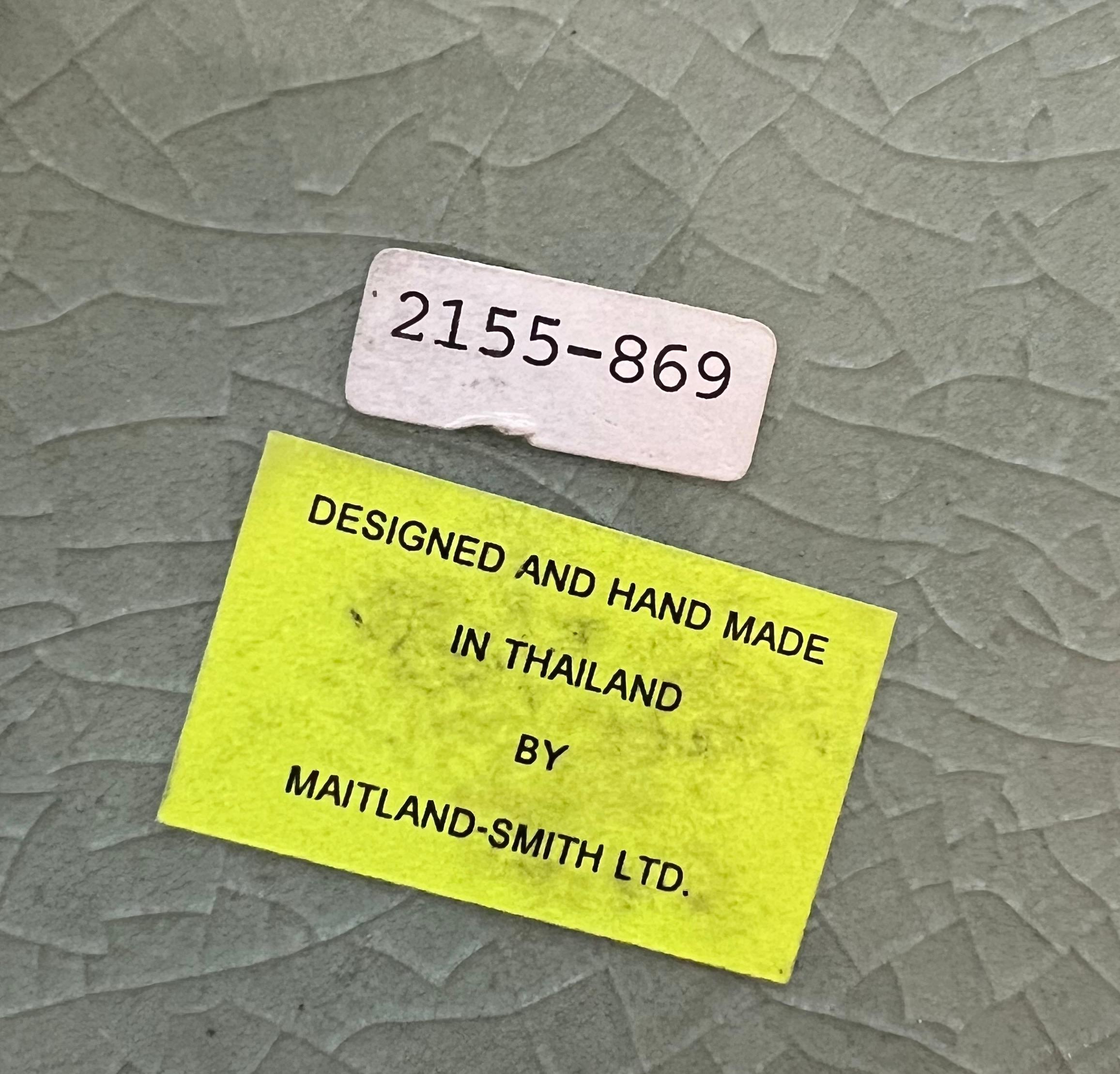Maitland Smith Celadon-Keramik-Crackle-Krug mit Deckel aus Celadon (Thailändisch) im Angebot