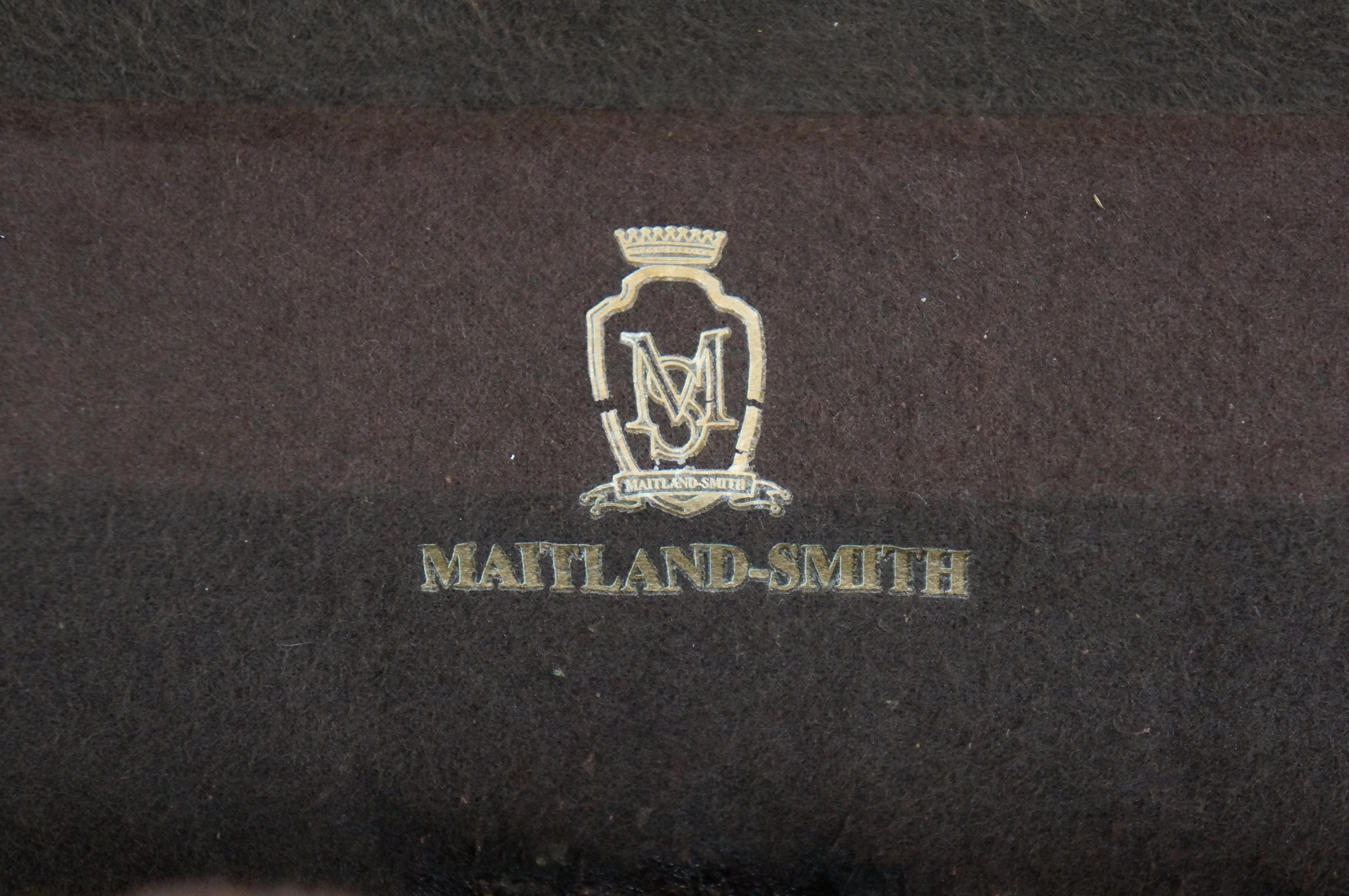 Maitland Smith Caja cofre para cubertería de plata lacada china Chinoiserie en venta 3
