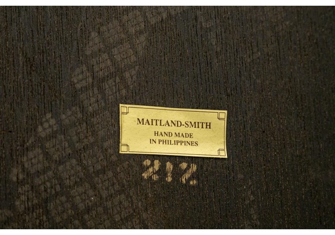 Maitland-Smith Chinesischer Cocktailtisch aus Mahagoni im Chippendale-Stil im Angebot 5