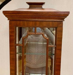 Maitland Smith Chinese Chippendale Style Tall Display Cabinet Vitrine