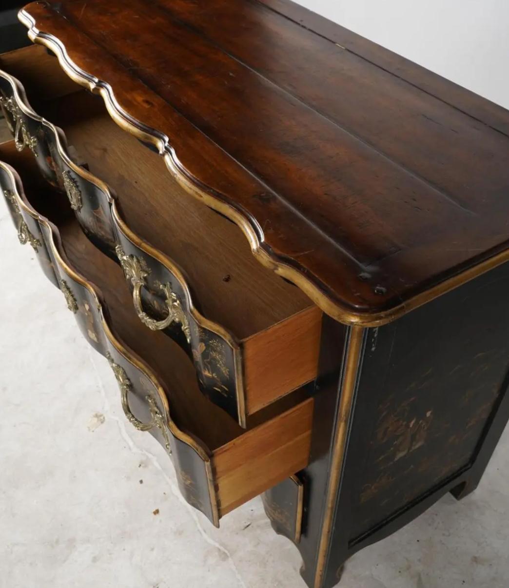 Maitland Smith Chinoiserie Chinoiserie Gemalte Kommode Kommode mit Schubladen.