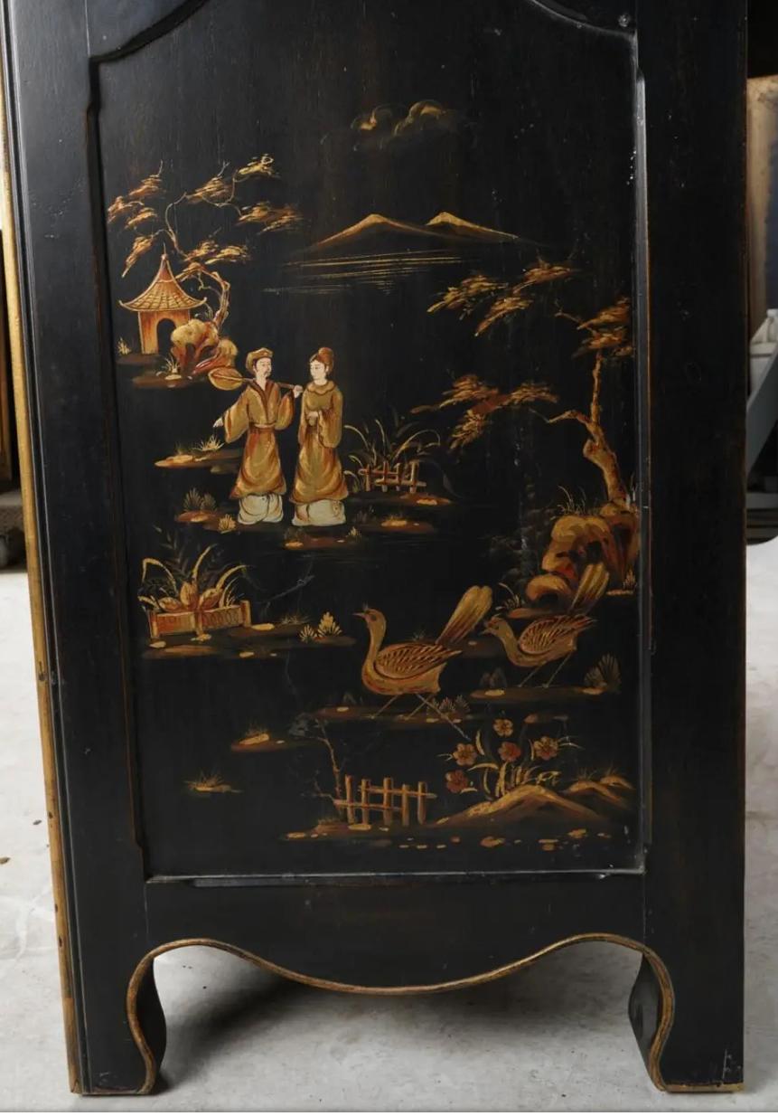 Maitland Smith Chinoiserie Chinoiserie Gemalte Kommode Schubladenschrank (amerikanisch)