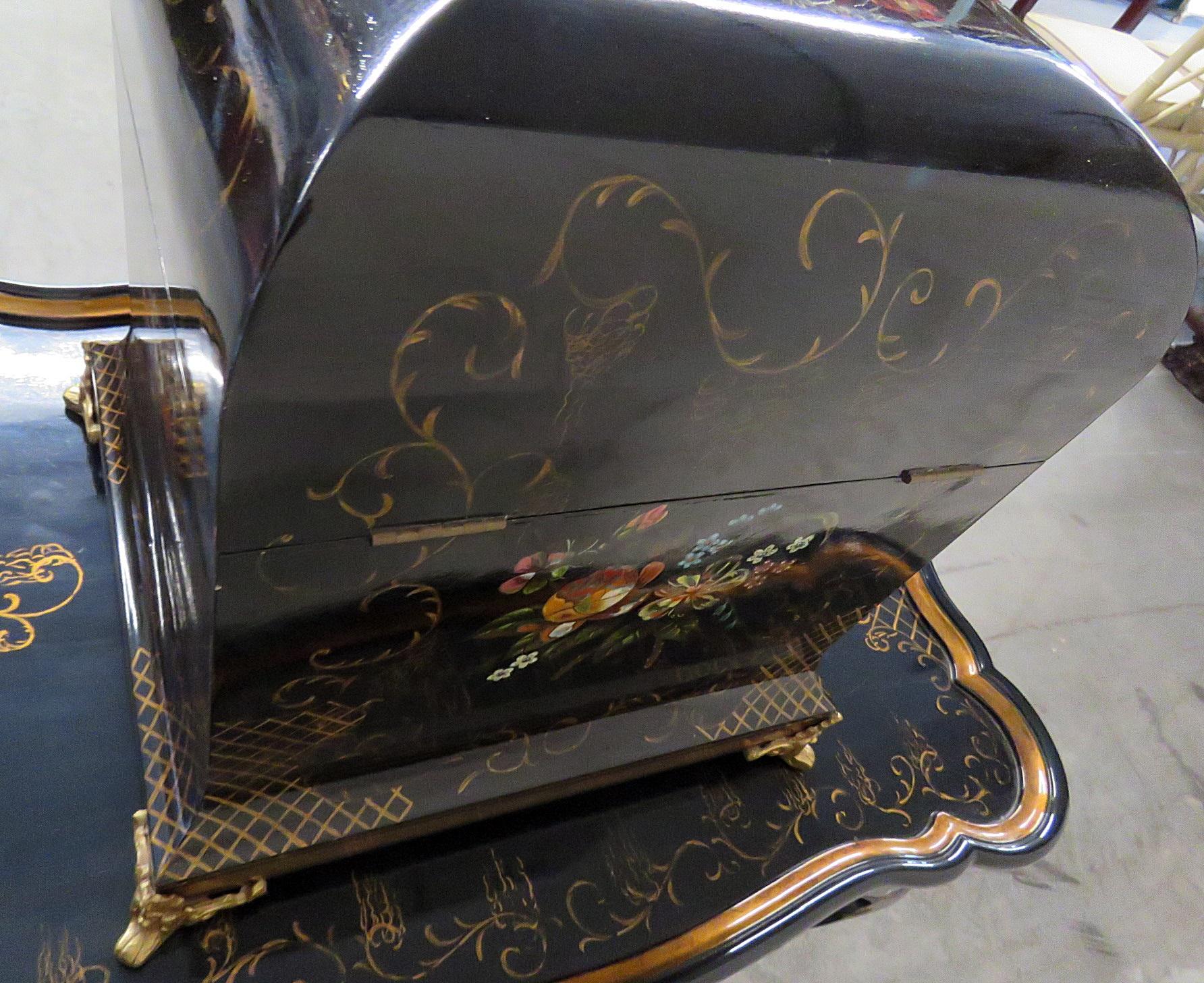 Painted Maitland Smith Chinoiserie Decorative Box