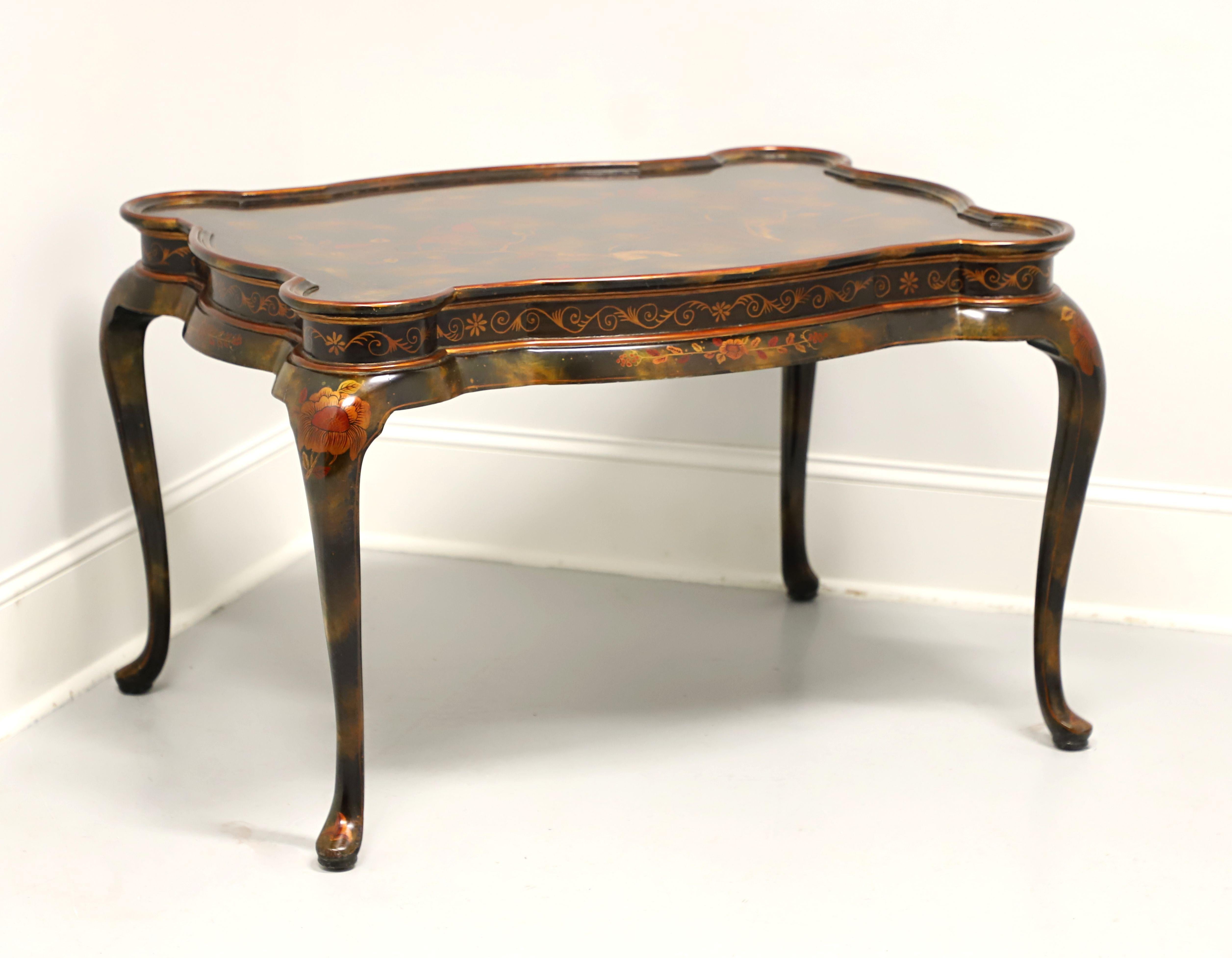 MAITLAND SMITH Chinoiserie Painted Coffee Cocktail Table 2